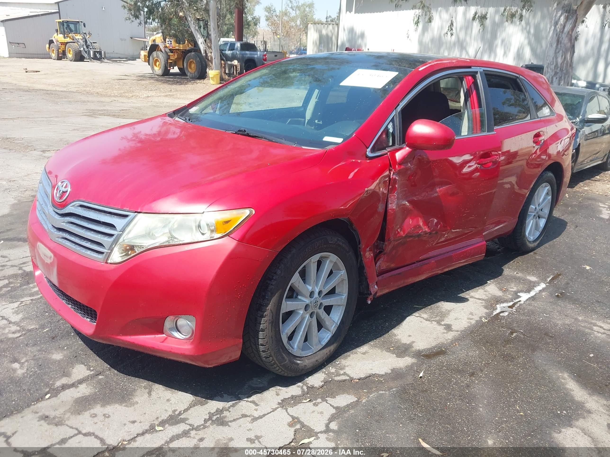 2011 Toyota Venza   Red vin: 4T3ZA3BB7BU040840