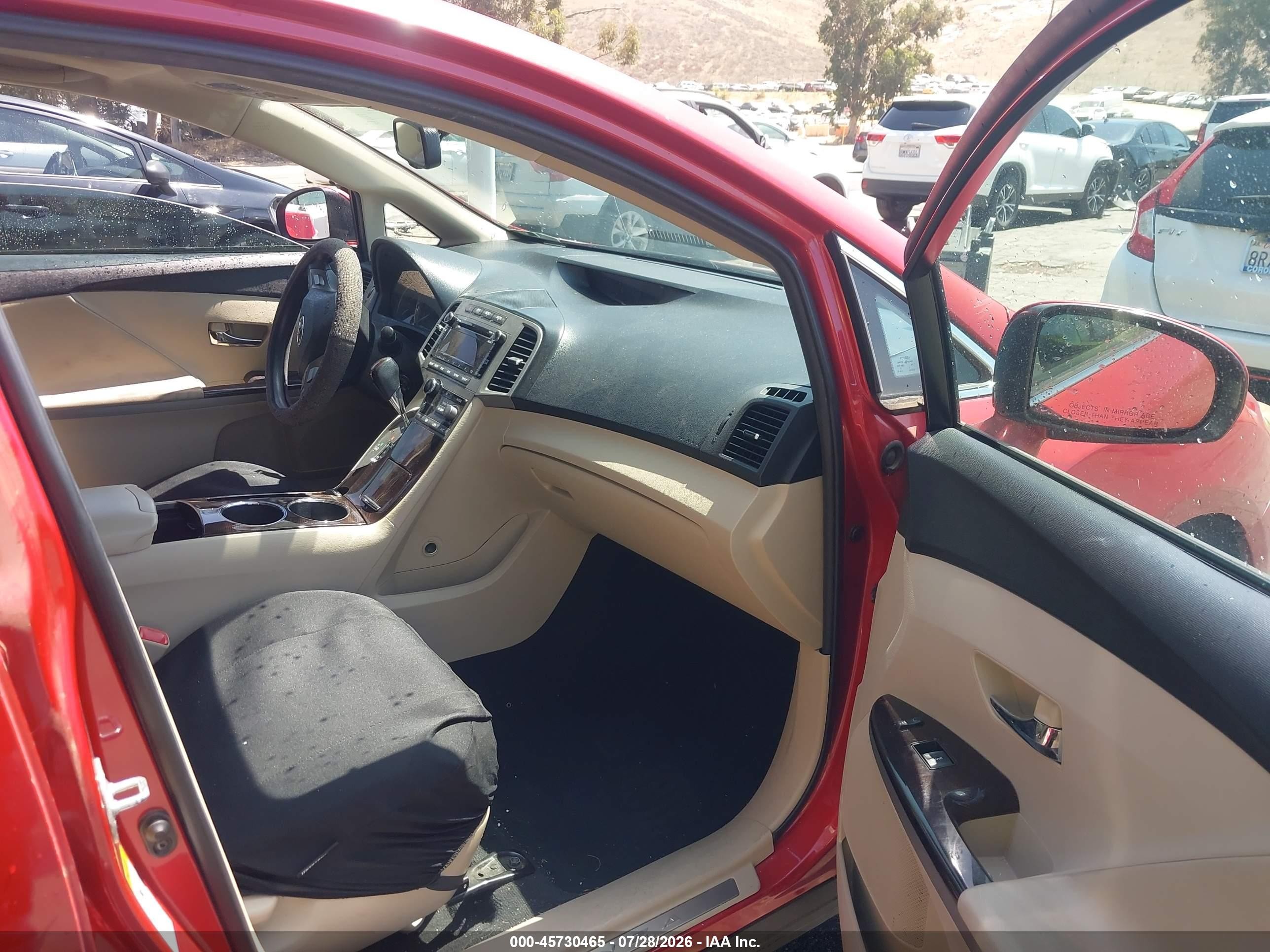 2011 Toyota Venza   Red vin: 4T3ZA3BB7BU040840