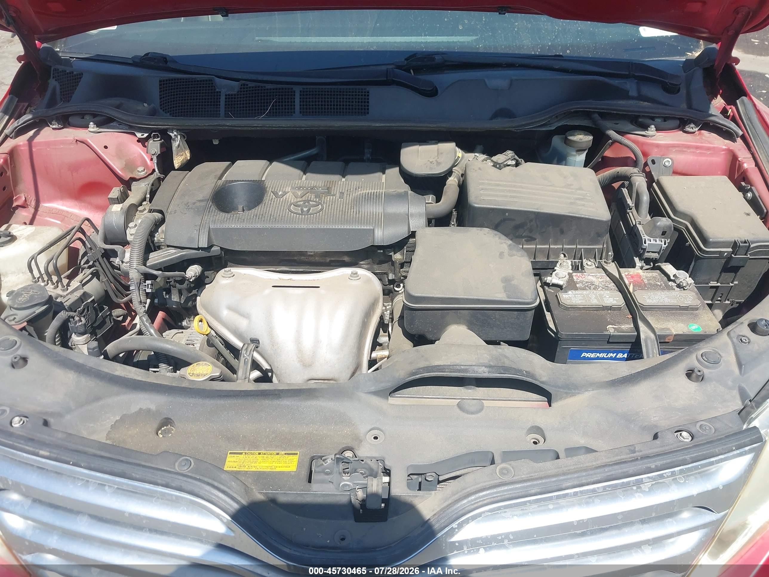 2011 Toyota Venza   Red vin: 4T3ZA3BB7BU040840