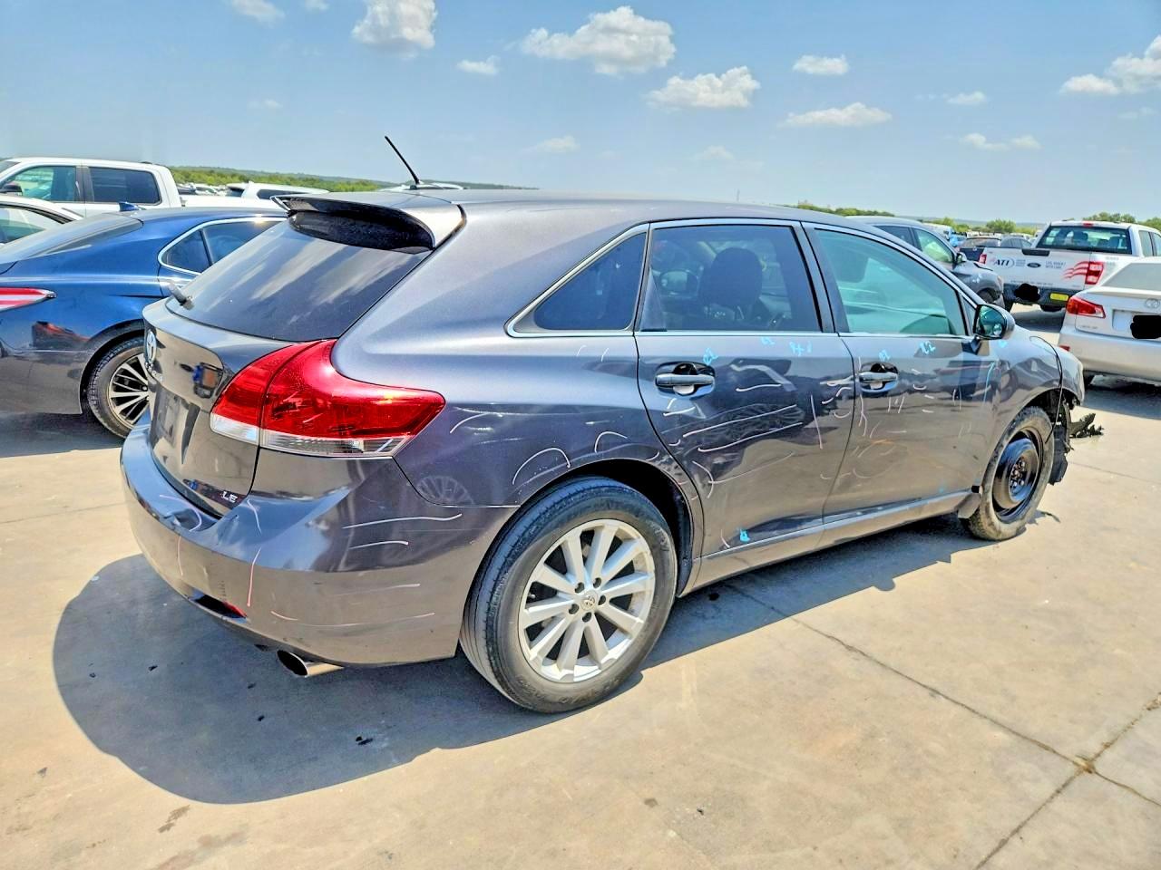 2012 Toyota Venza Le Gray vin: 4T3ZA3BB7CU055968