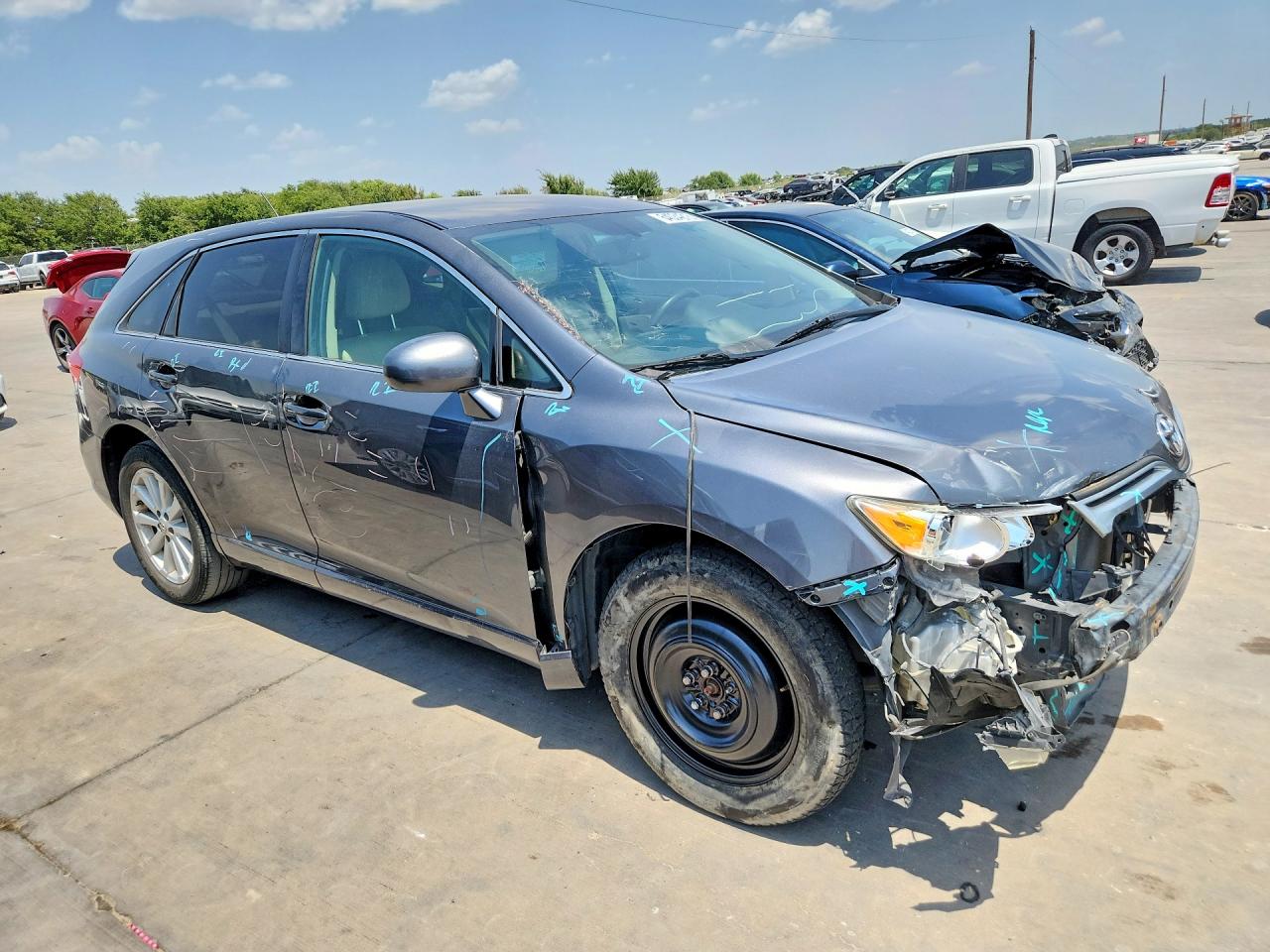 2012 Toyota Venza Le Gray vin: 4T3ZA3BB7CU055968