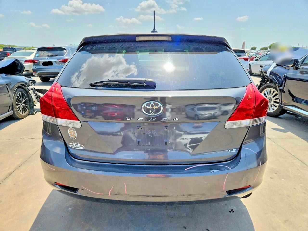 2012 Toyota Venza Le Gray vin: 4T3ZA3BB7CU055968