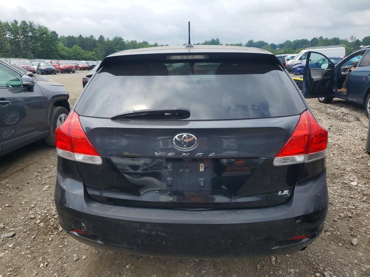2012 Toyota Venza Le Black vin: 4T3ZA3BB7CU055999