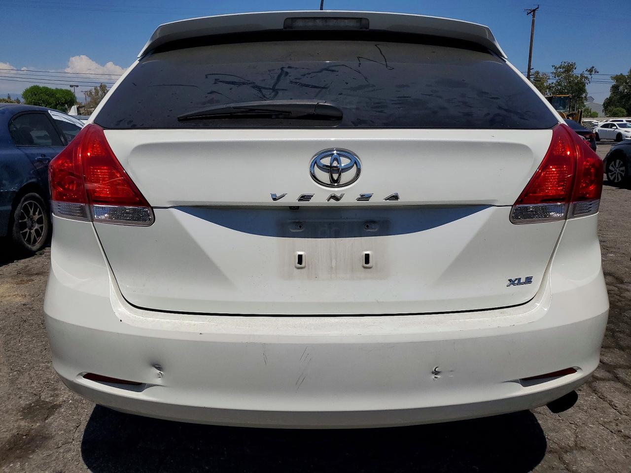 2012 Toyota Venza Xle White vin: 4T3ZA3BB7CU060586