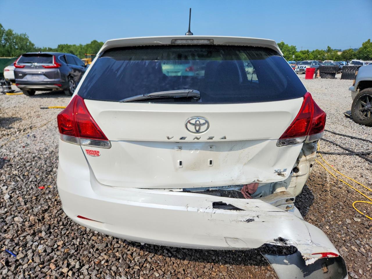 2013 Toyota Venza Xle White vin: 4T3ZA3BB7DU067359