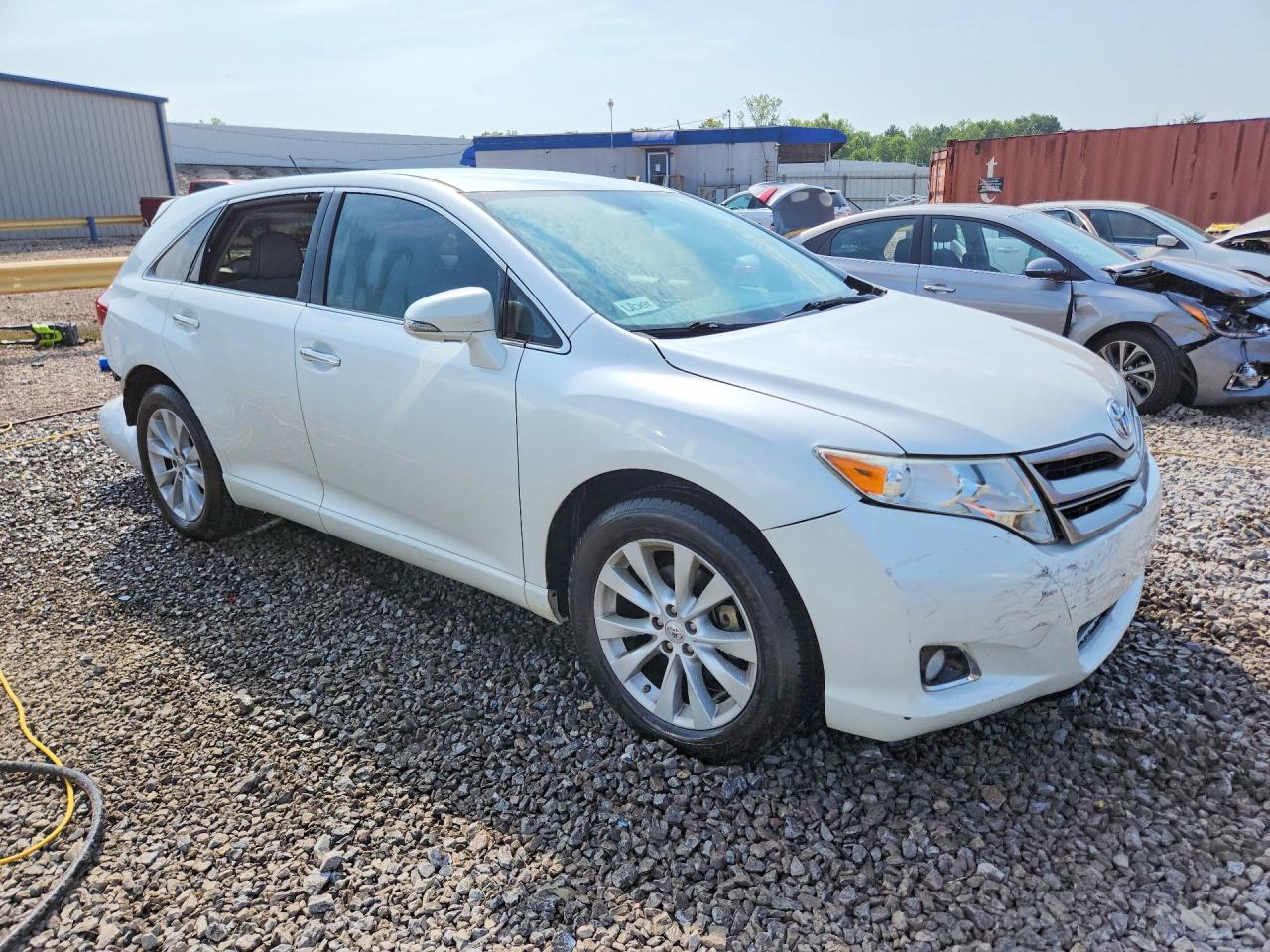2013 Toyota Venza Xle White vin: 4T3ZA3BB7DU067359