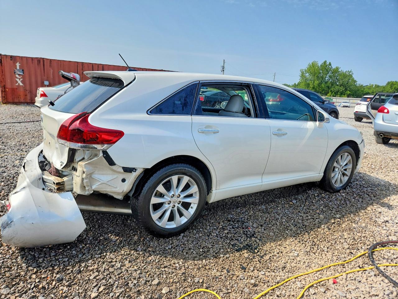 2013 Toyota Venza Xle White vin: 4T3ZA3BB7DU067359