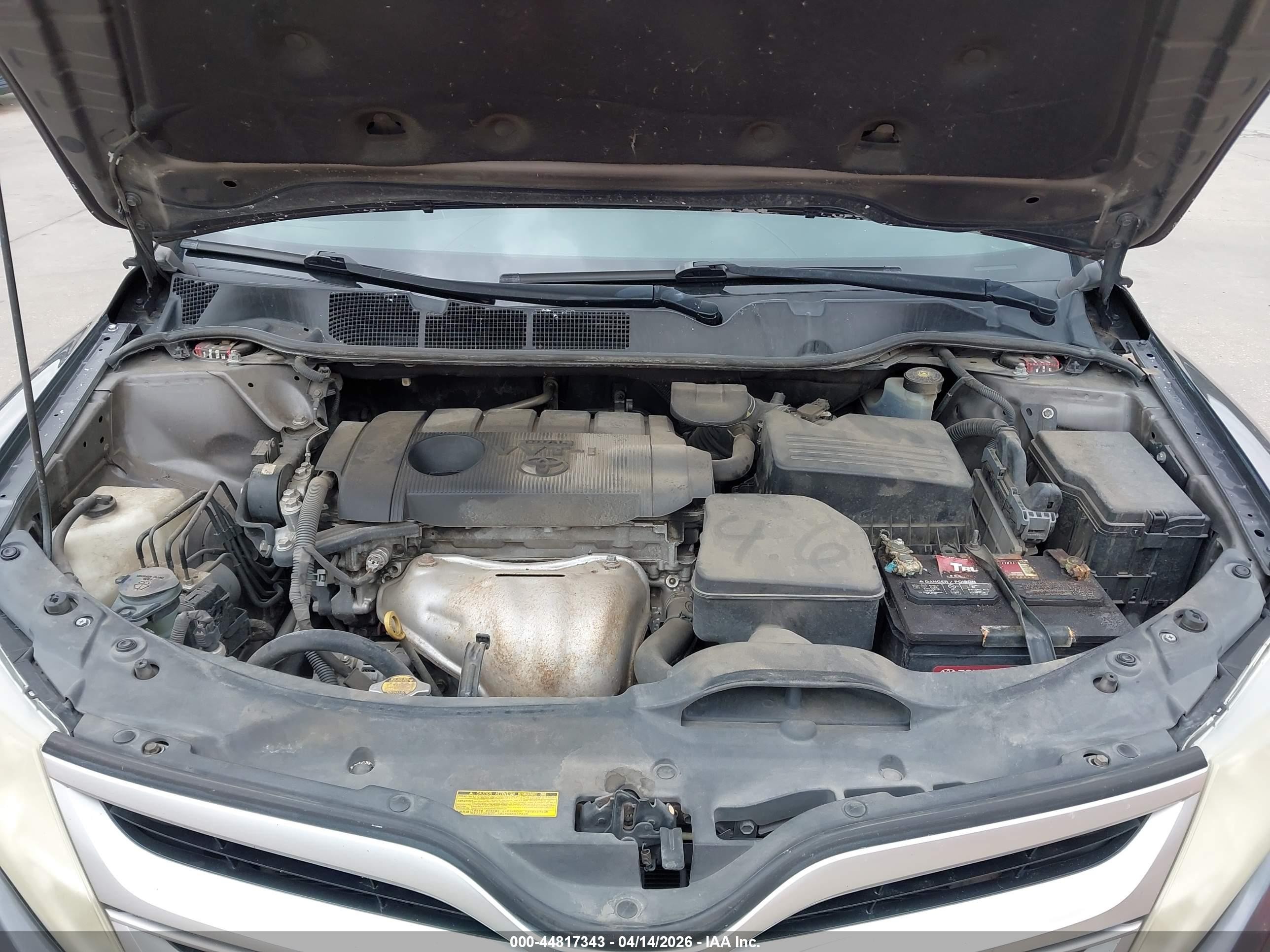 2013 Toyota Venza Xle Gray vin: 4T3ZA3BB7DU073470