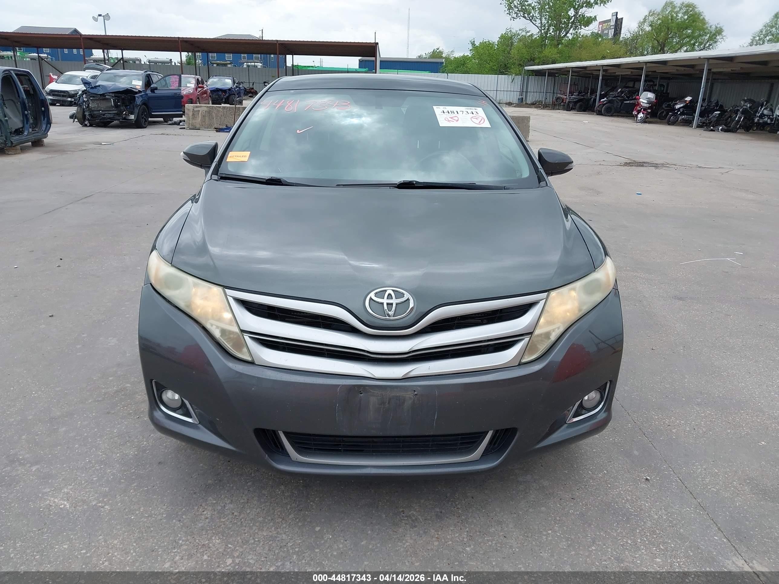 2013 Toyota Venza Xle Gray vin: 4T3ZA3BB7DU073470