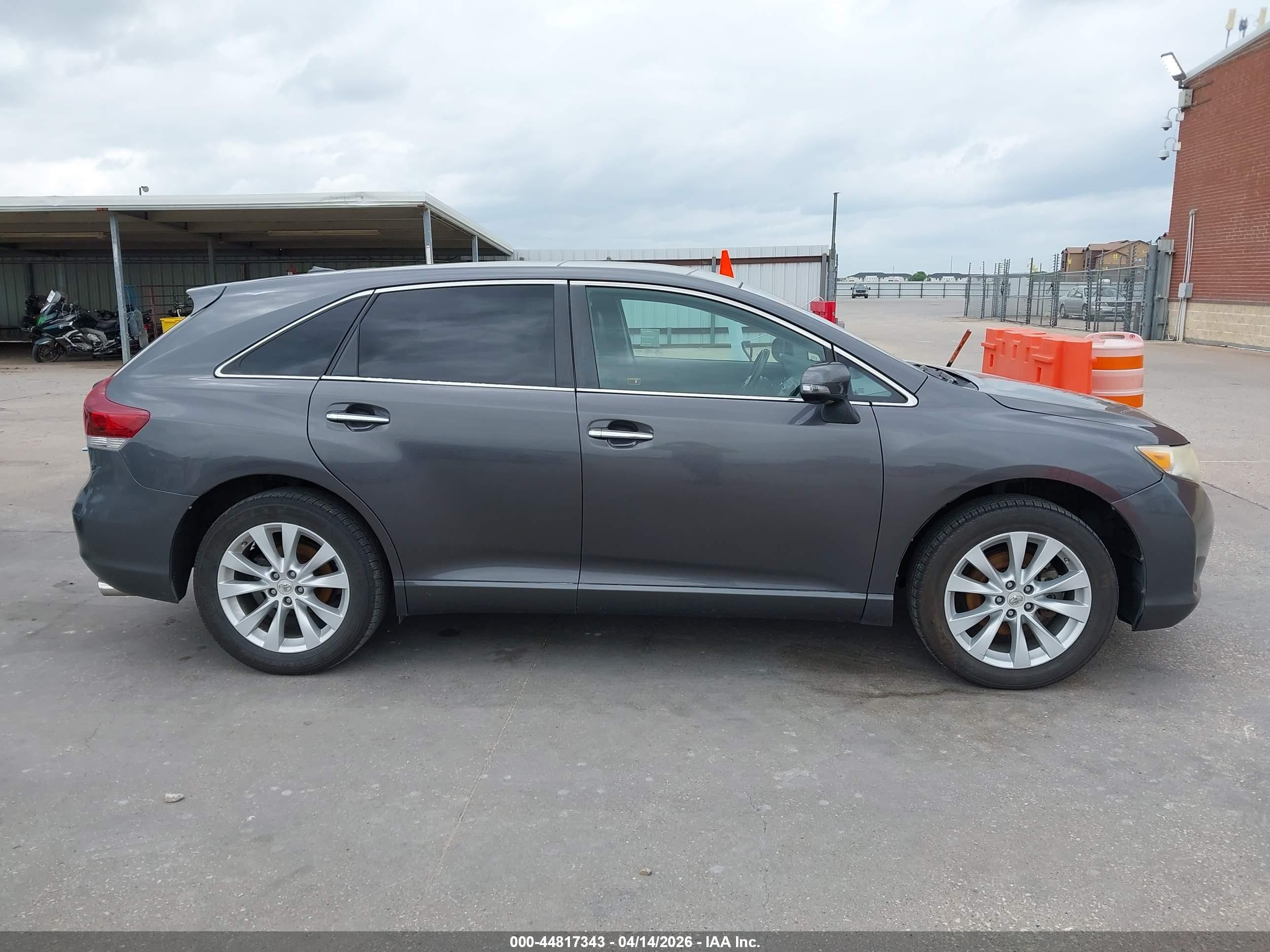 2013 Toyota Venza Xle Gray vin: 4T3ZA3BB7DU073470
