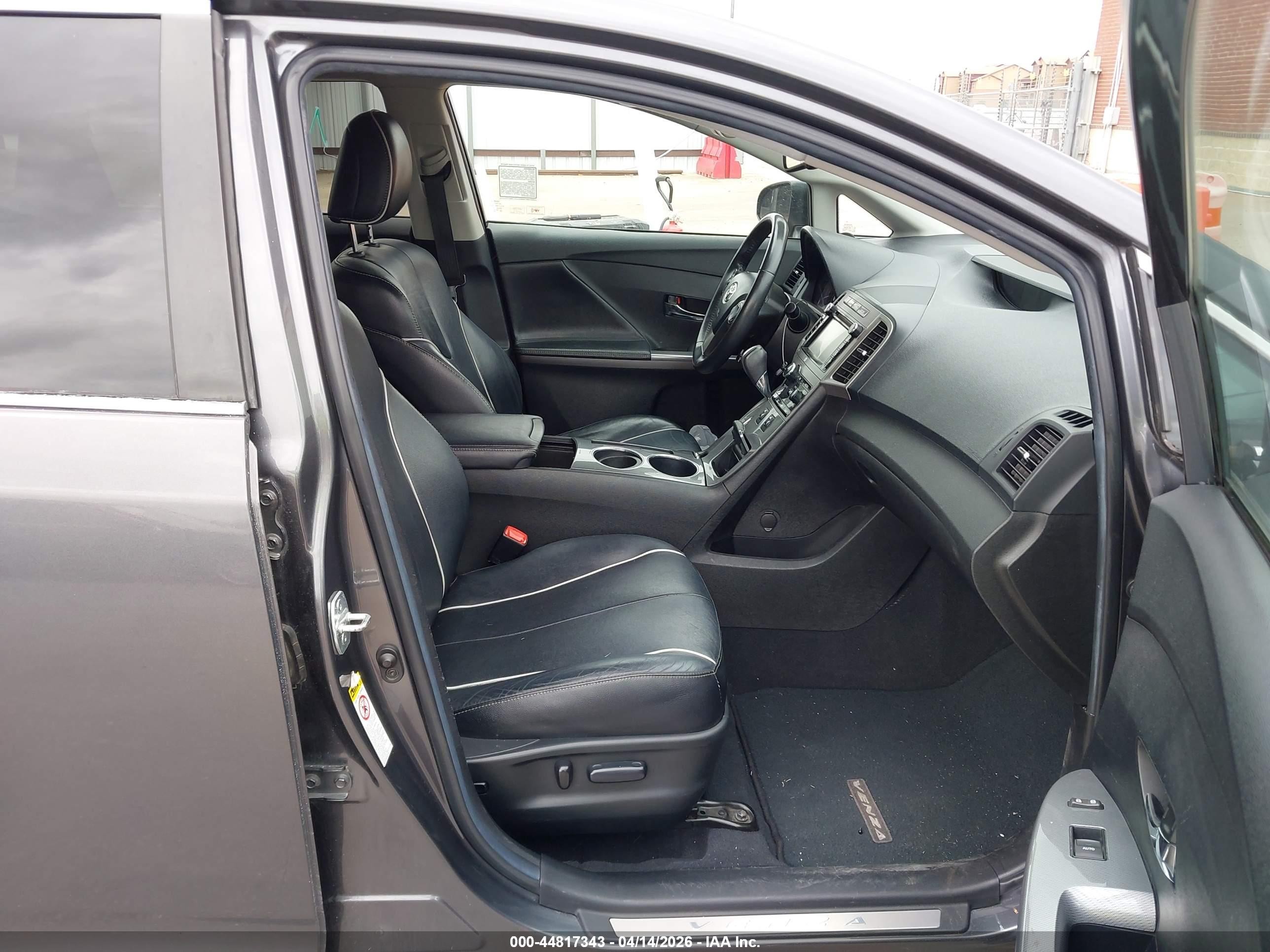 2013 Toyota Venza Xle Gray vin: 4T3ZA3BB7DU073470