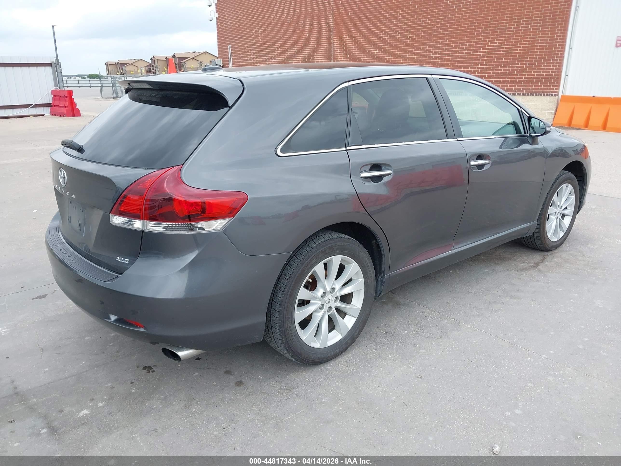 2013 Toyota Venza Xle Gray vin: 4T3ZA3BB7DU073470