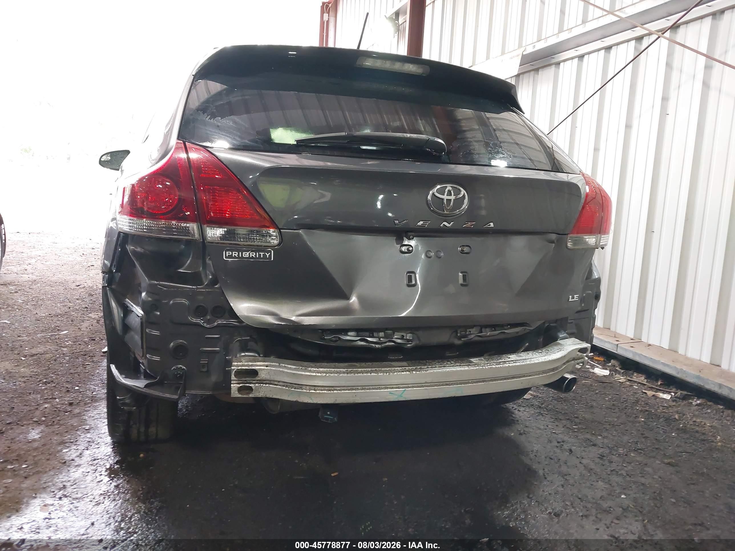 2014 Toyota Venza Le Blue vin: 4T3ZA3BB7EU084597