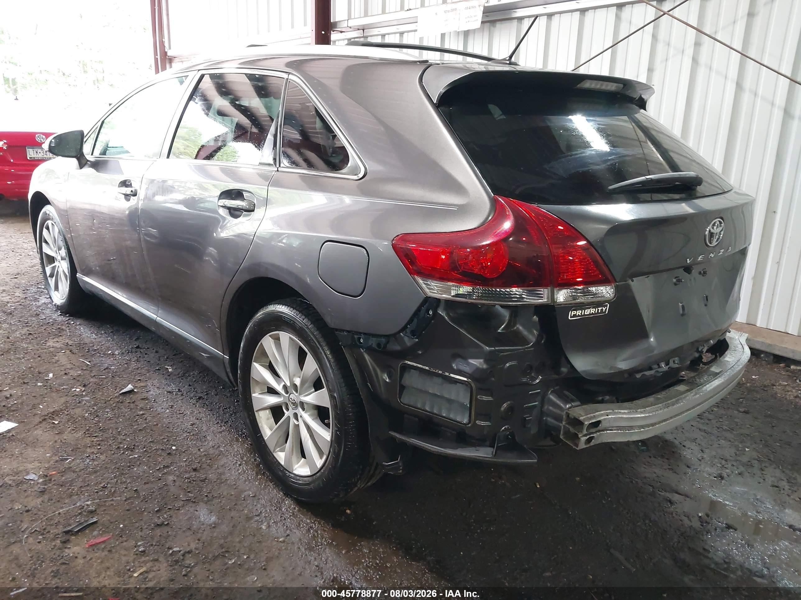 2014 Toyota Venza Le Blue vin: 4T3ZA3BB7EU084597