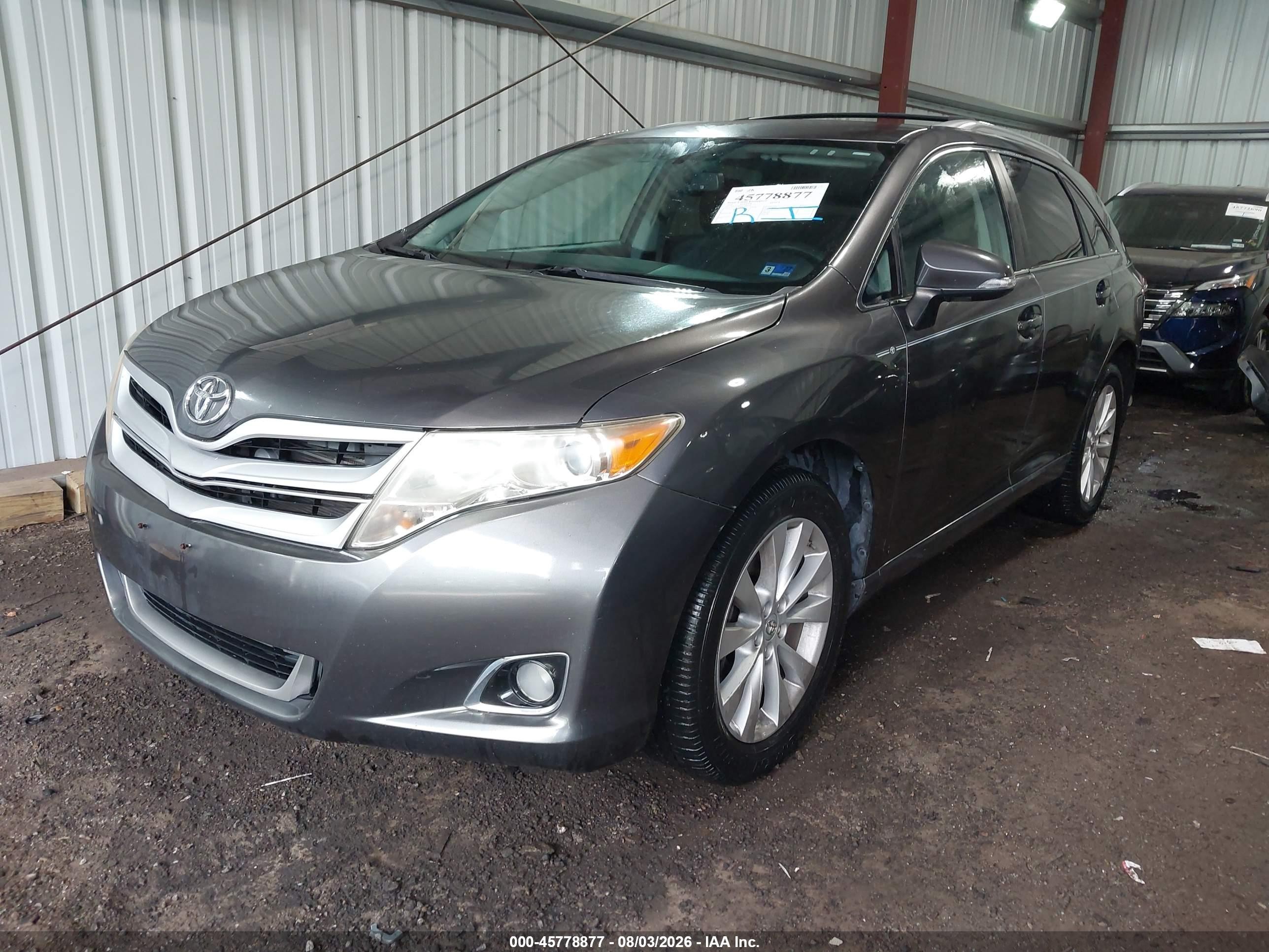 2014 Toyota Venza Le Blue vin: 4T3ZA3BB7EU084597