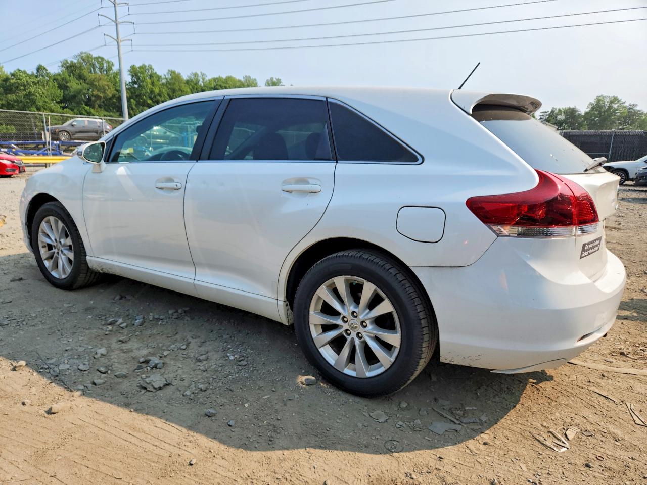 2014 Toyota Venza Le White vin: 4T3ZA3BB7EU086883