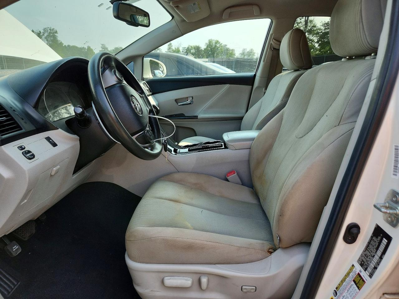 2014 Toyota Venza Le White vin: 4T3ZA3BB7EU086883