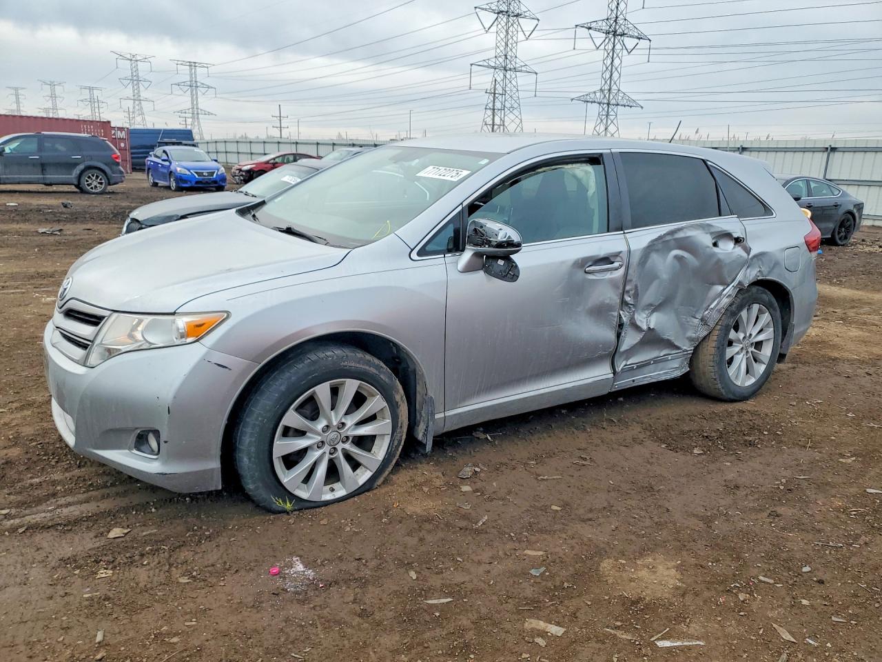 2015 Toyota Venza Le Silver vin: 4T3ZA3BB7FU093673