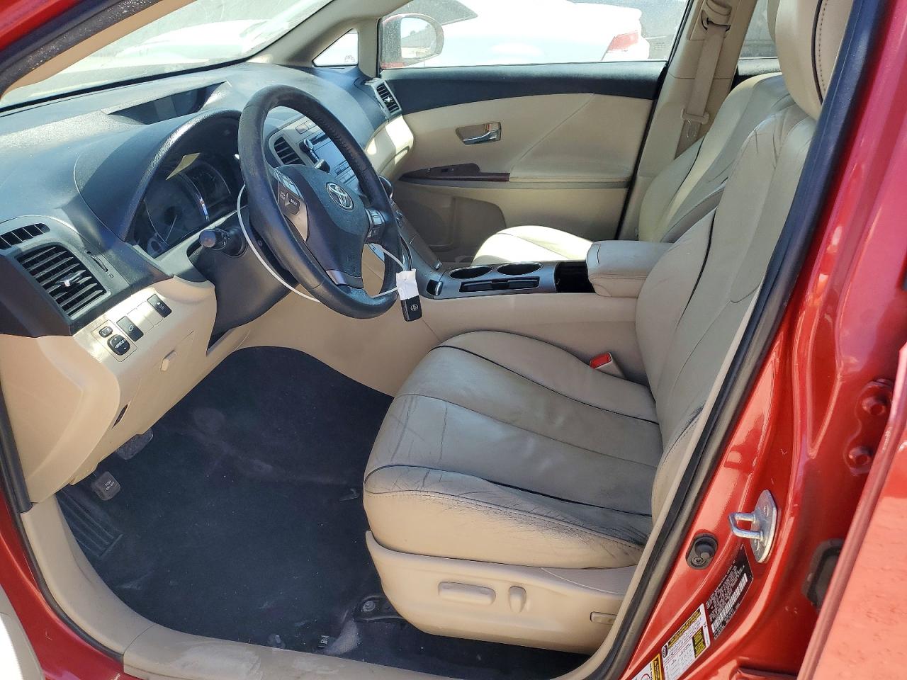 2010 Toyota Venza Fwd 4cyl Red vin: 4T3ZA3BB8AU027318