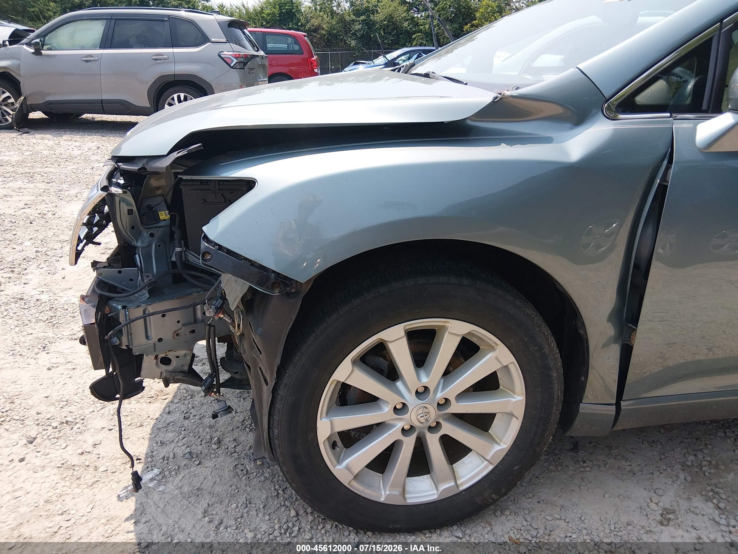 2011 Toyota Venza   Blue vin: 4T3ZA3BB8BU039356