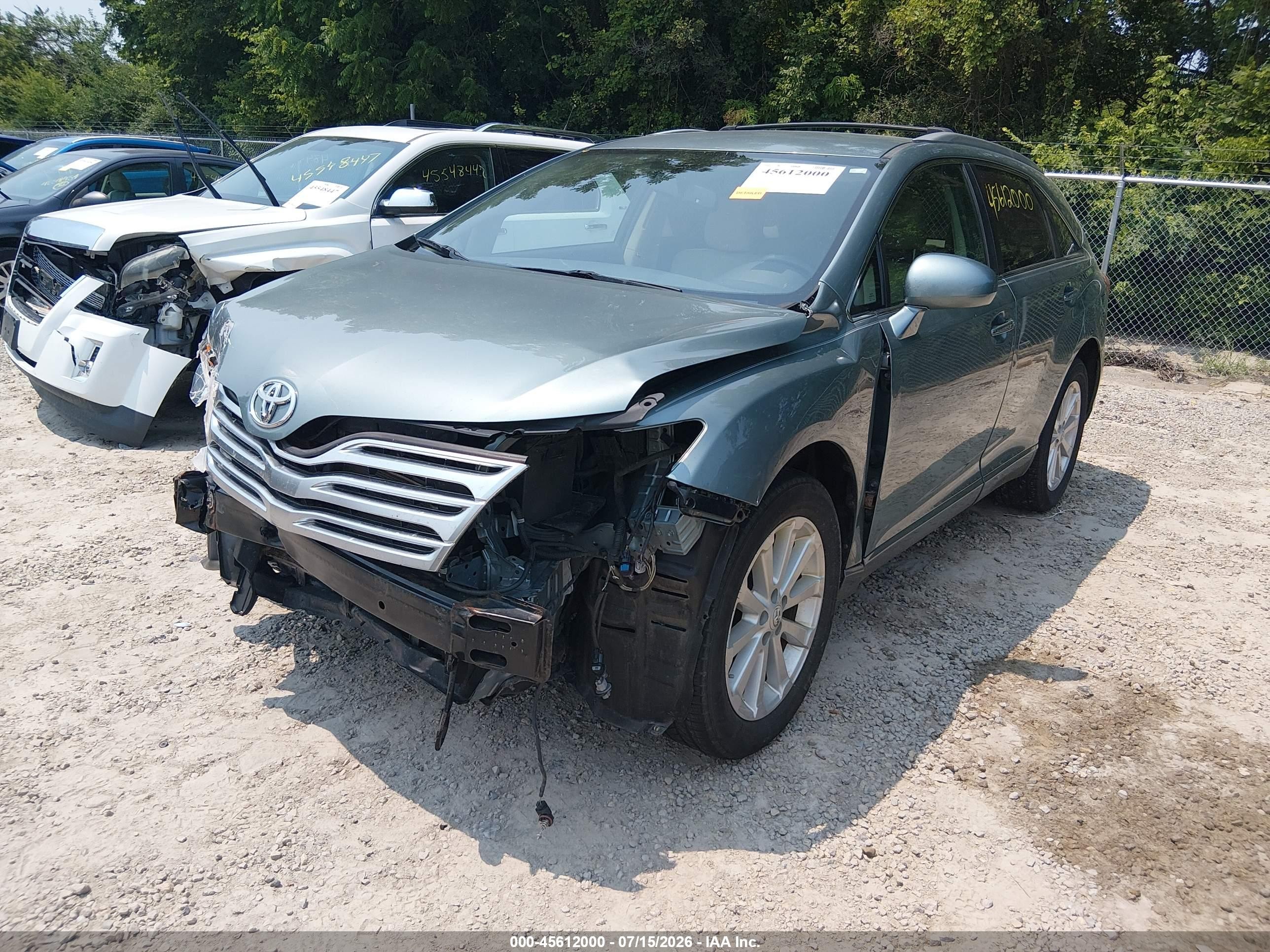 2011 Toyota Venza   Blue vin: 4T3ZA3BB8BU039356