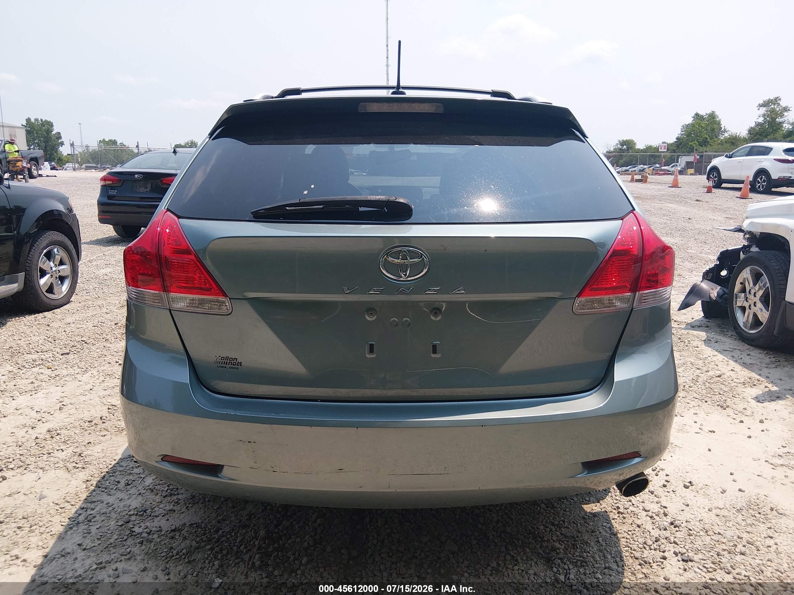 2011 Toyota Venza   Blue vin: 4T3ZA3BB8BU039356