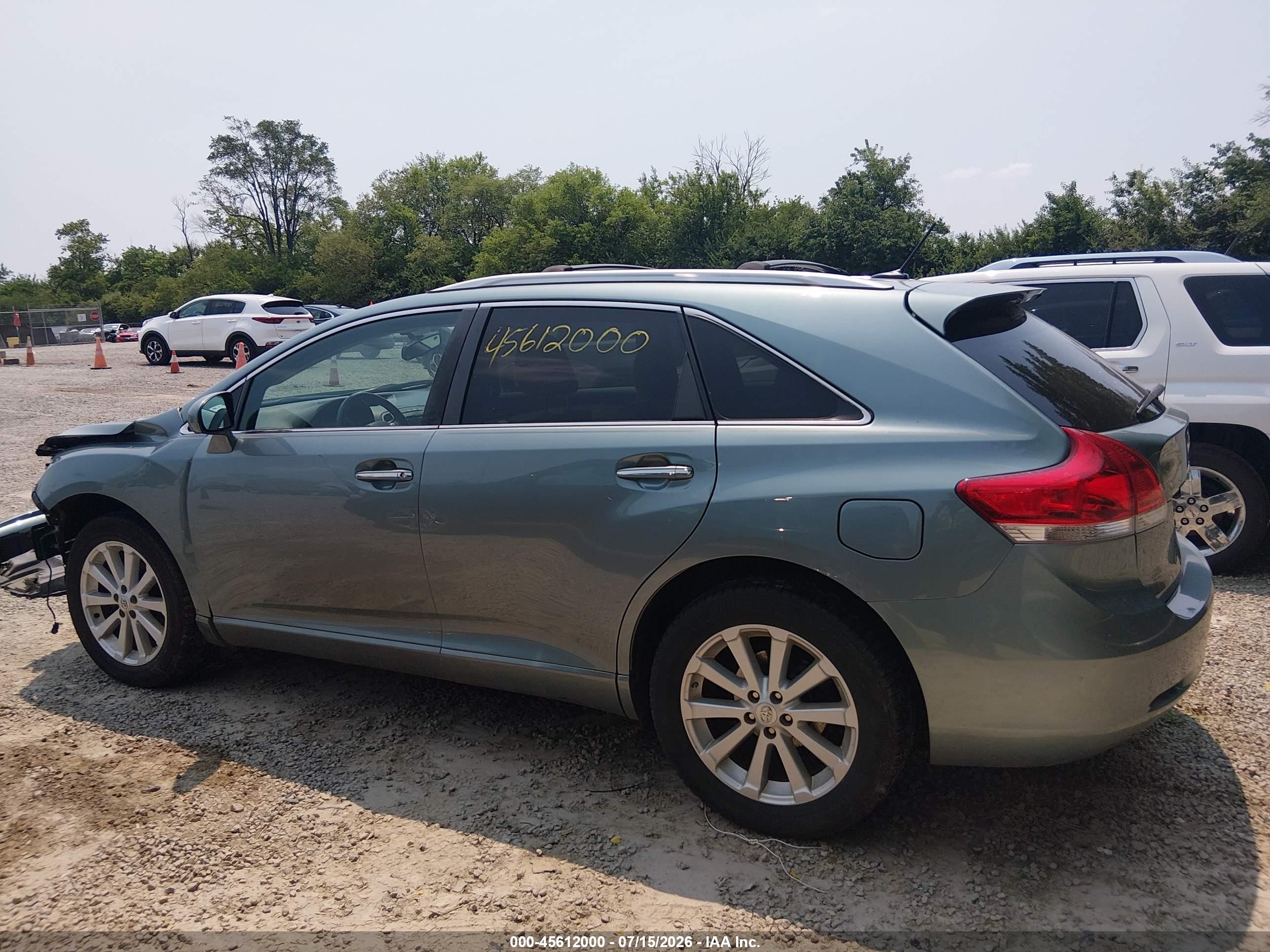 2011 Toyota Venza   Blue vin: 4T3ZA3BB8BU039356