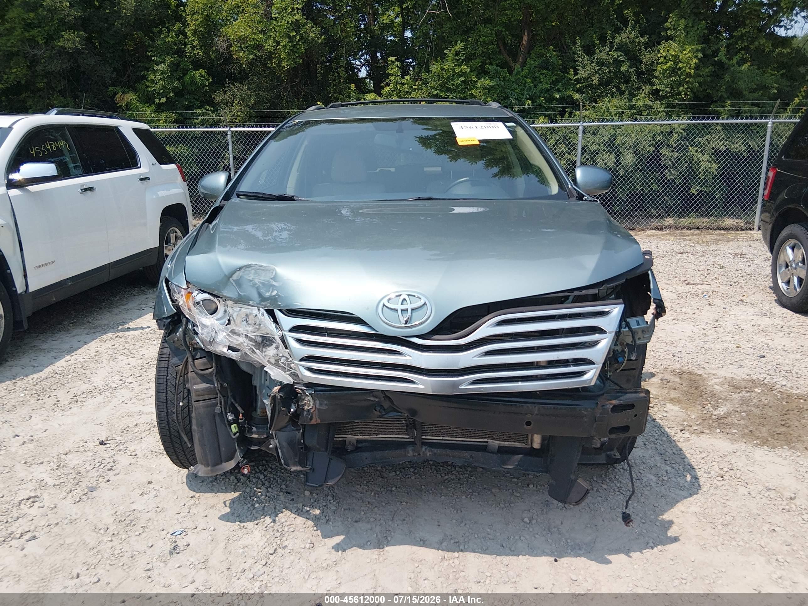 2011 Toyota Venza   Blue vin: 4T3ZA3BB8BU039356