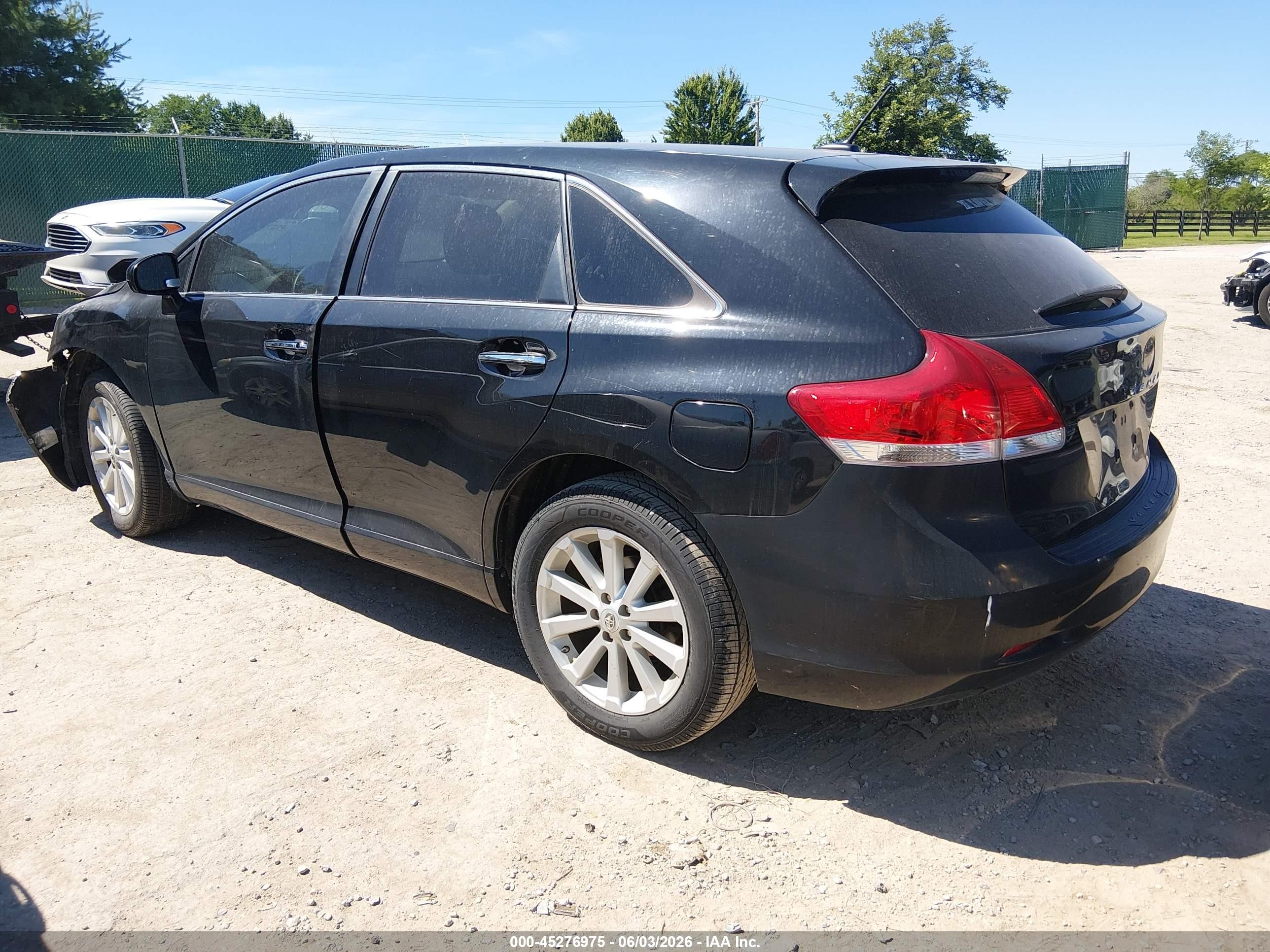2011 Toyota Venza   Black vin: 4T3ZA3BB8BU045092