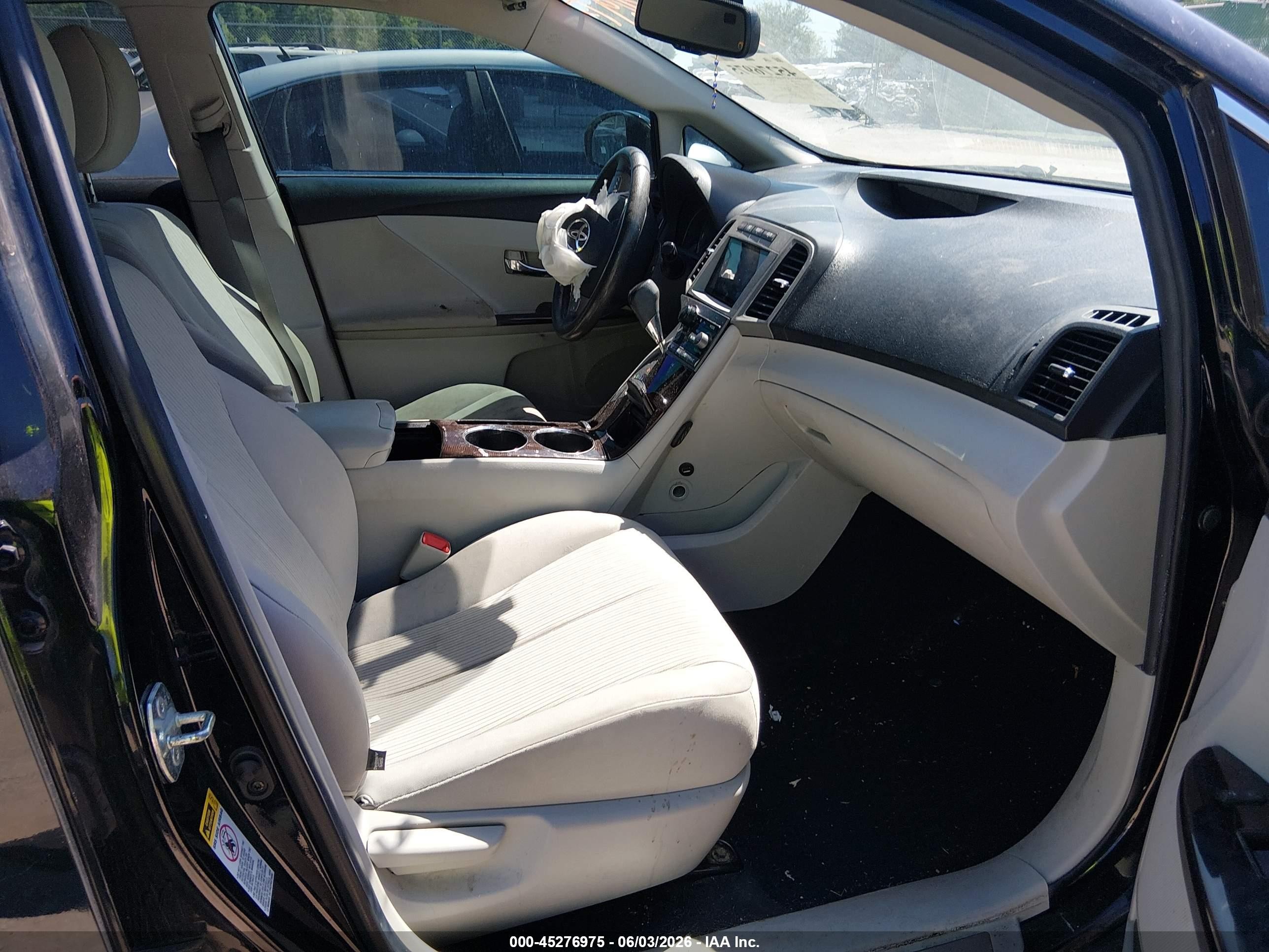 2011 Toyota Venza   Black vin: 4T3ZA3BB8BU045092