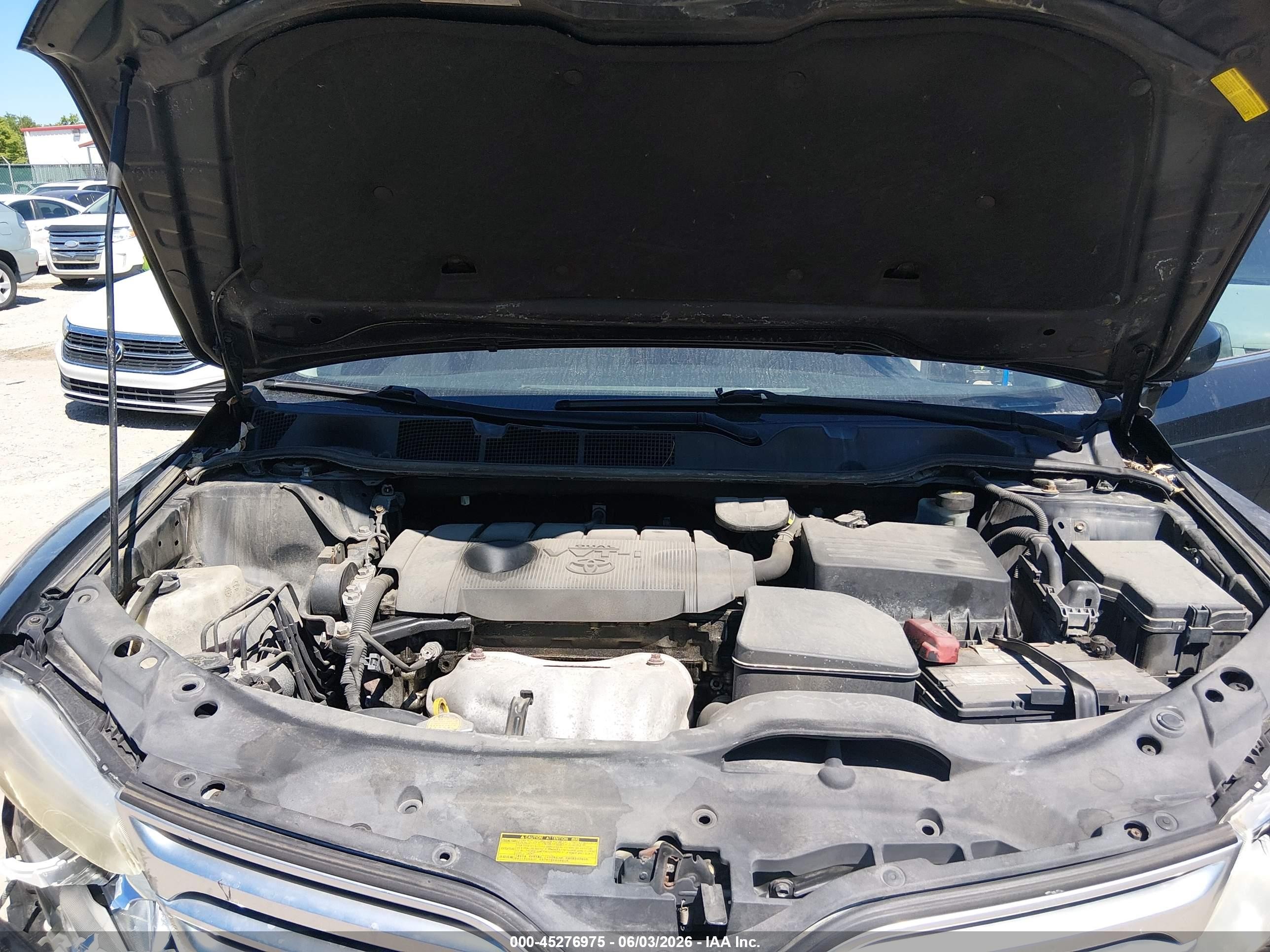 2011 Toyota Venza   Black vin: 4T3ZA3BB8BU045092