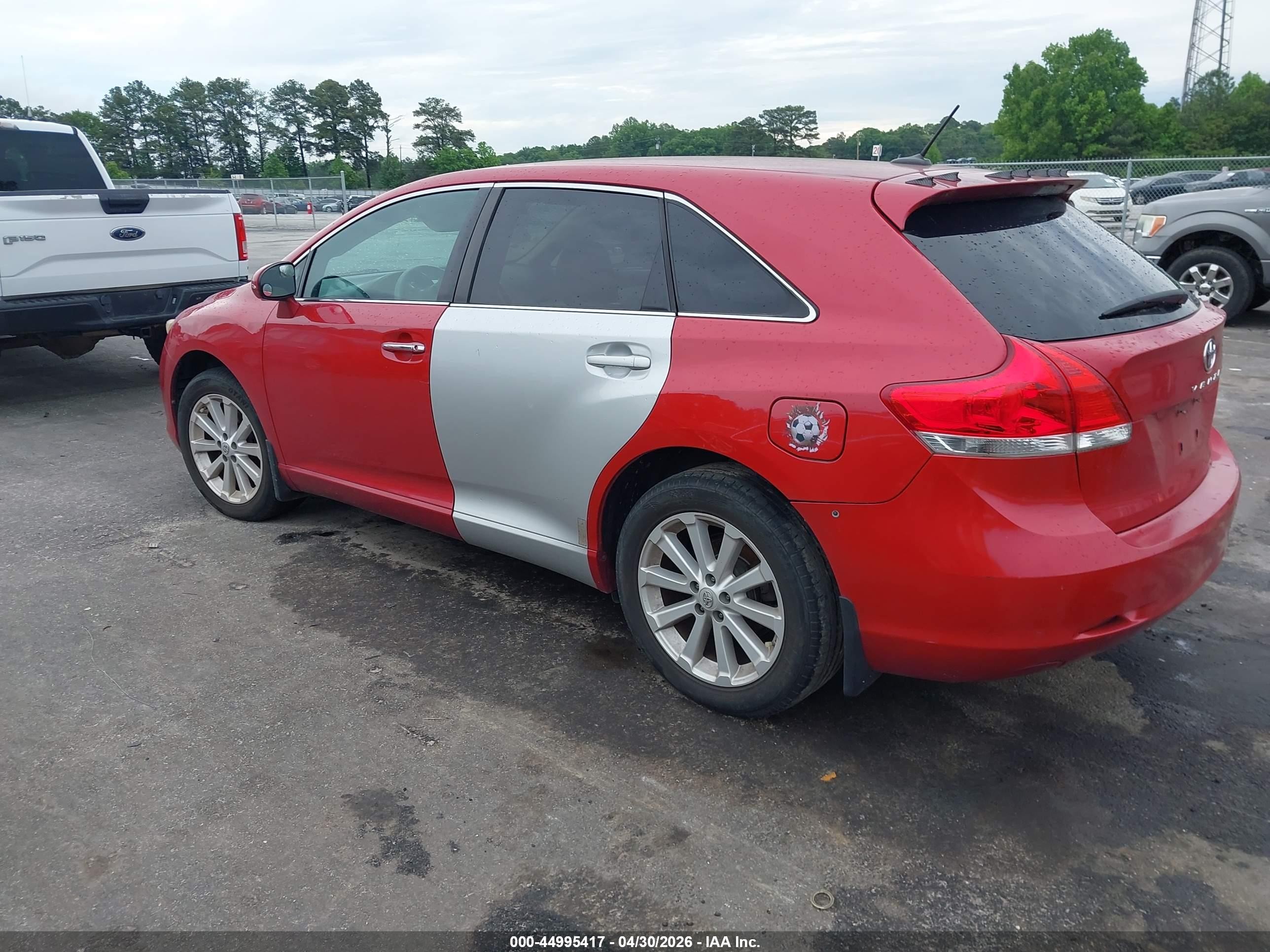 2011 Toyota Venza   Красный vin: 4T3ZA3BB8BU046615