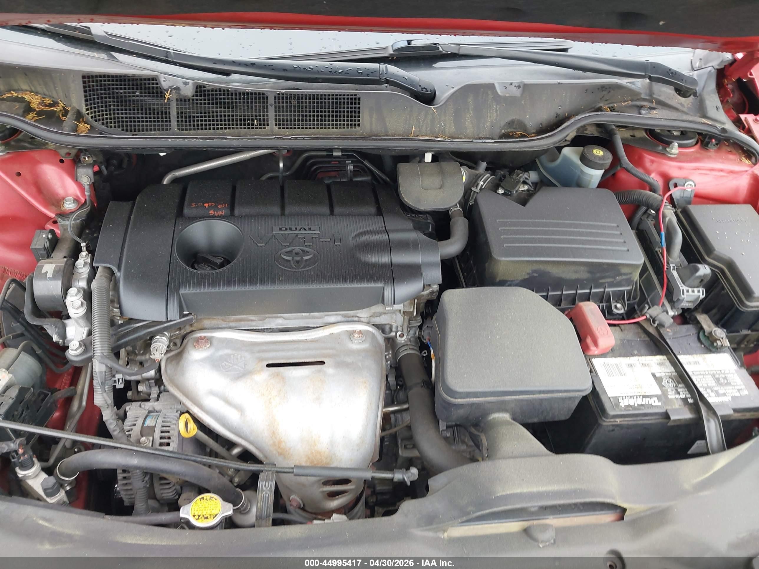2011 Toyota Venza   Красный vin: 4T3ZA3BB8BU046615