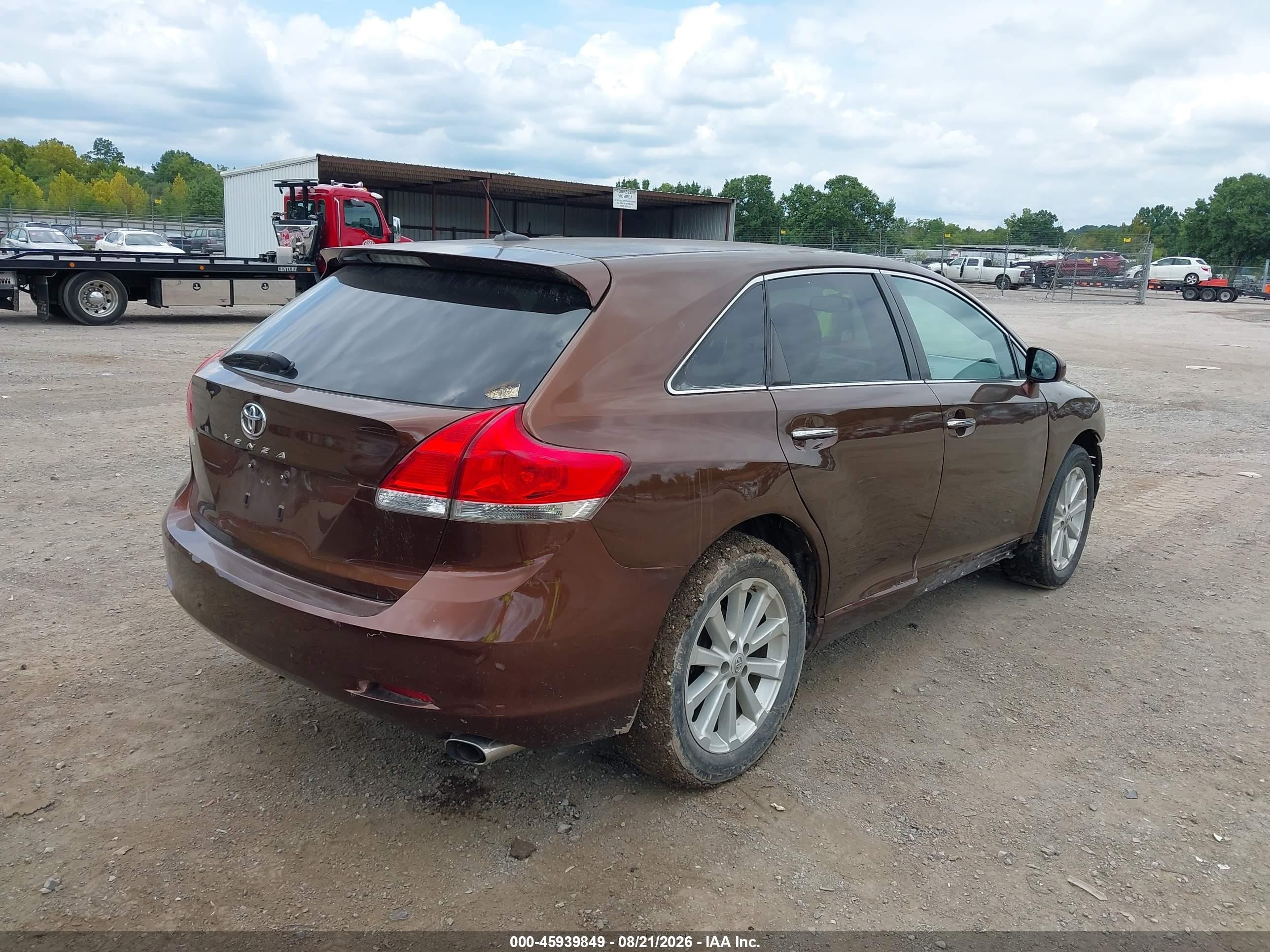 2011 Toyota Venza   Brown vin: 4T3ZA3BB8BU046744