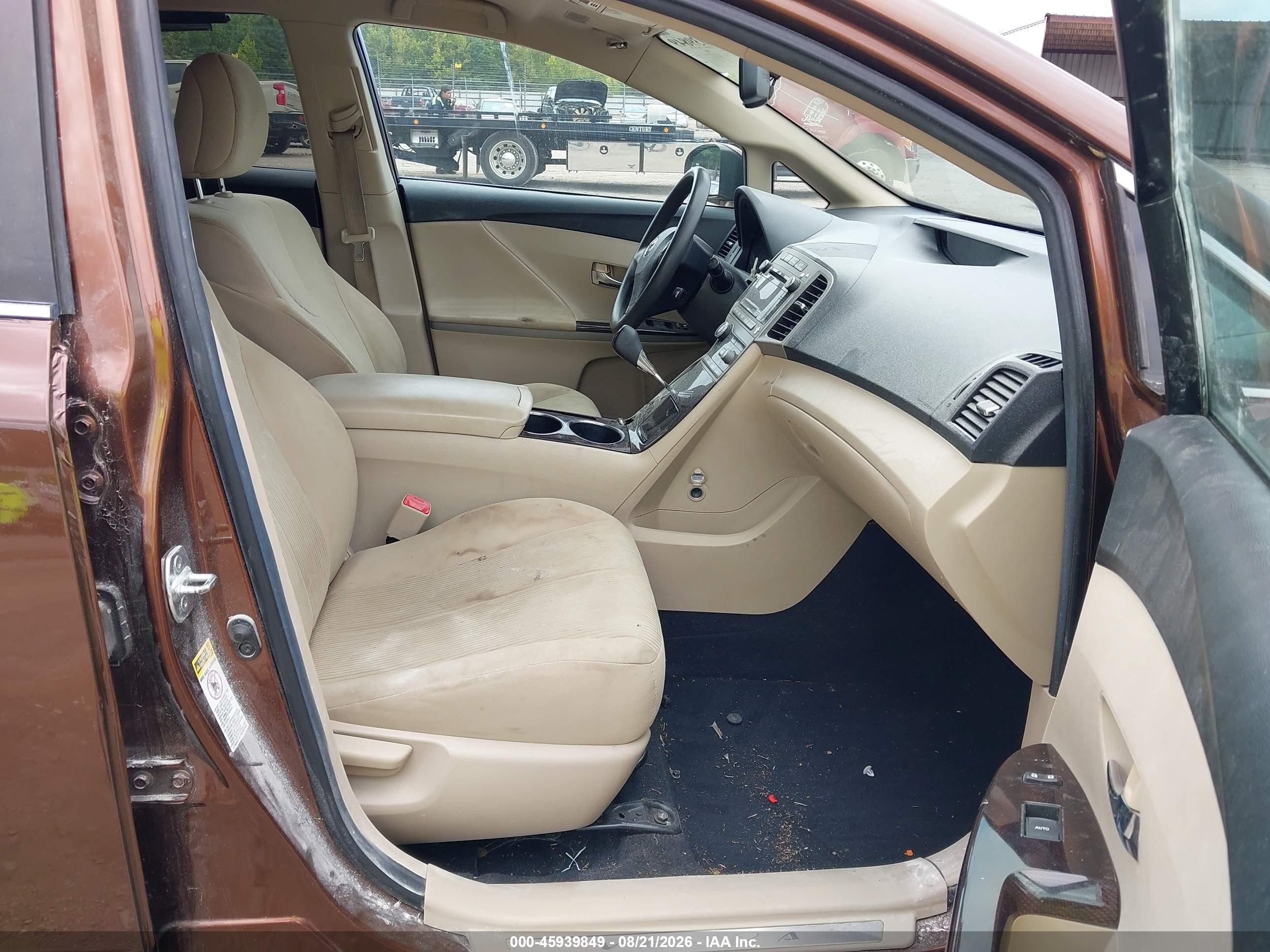 2011 Toyota Venza   Brown vin: 4T3ZA3BB8BU046744