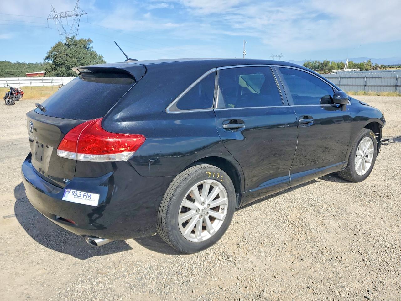 2012 Toyota Venza Le Черный vin: 4T3ZA3BB8CU055753