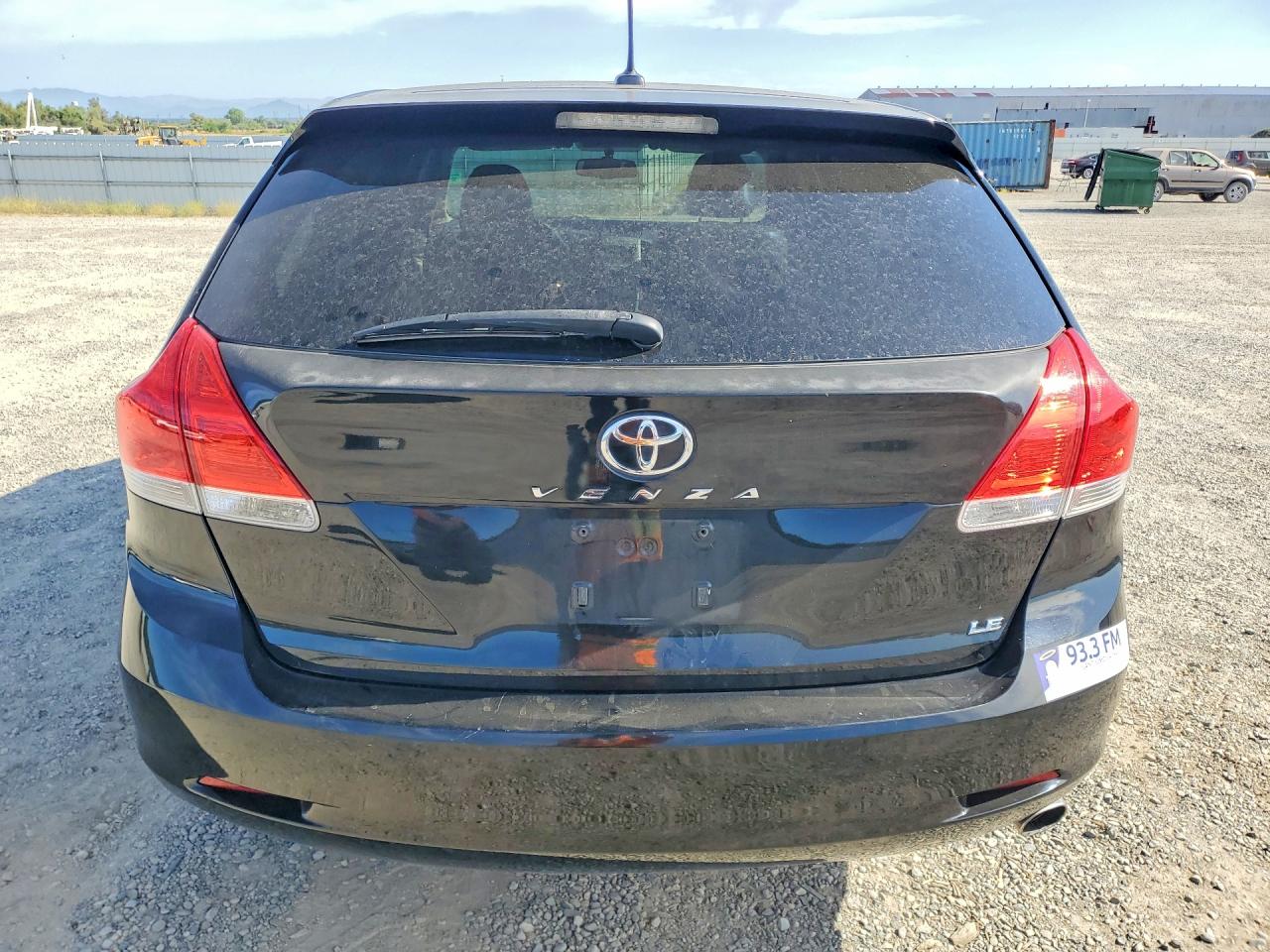 2012 Toyota Venza Le Черный vin: 4T3ZA3BB8CU055753