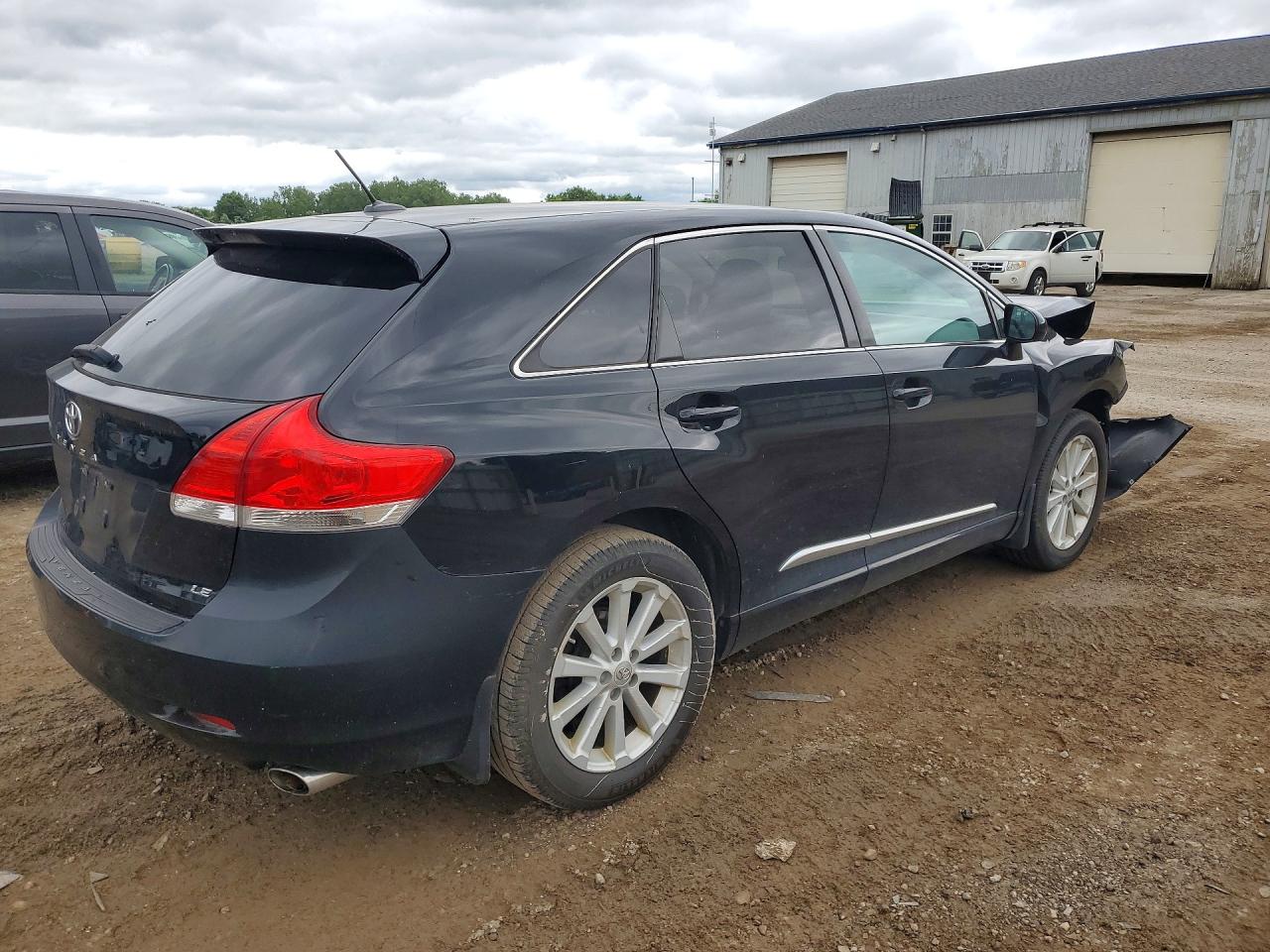2012 Toyota Venza Le Black vin: 4T3ZA3BB8CU061097