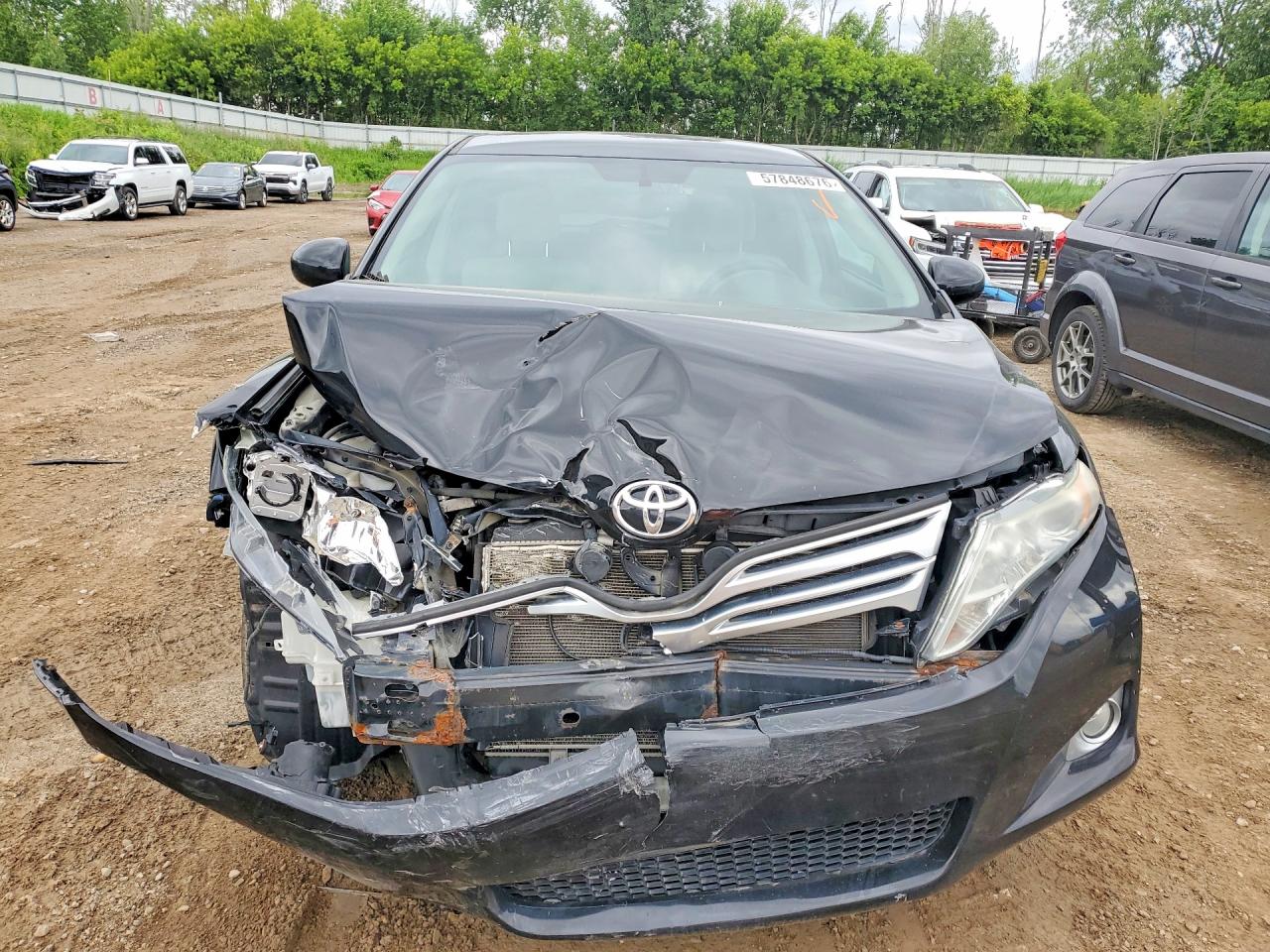 2012 Toyota Venza Le Black vin: 4T3ZA3BB8CU061097