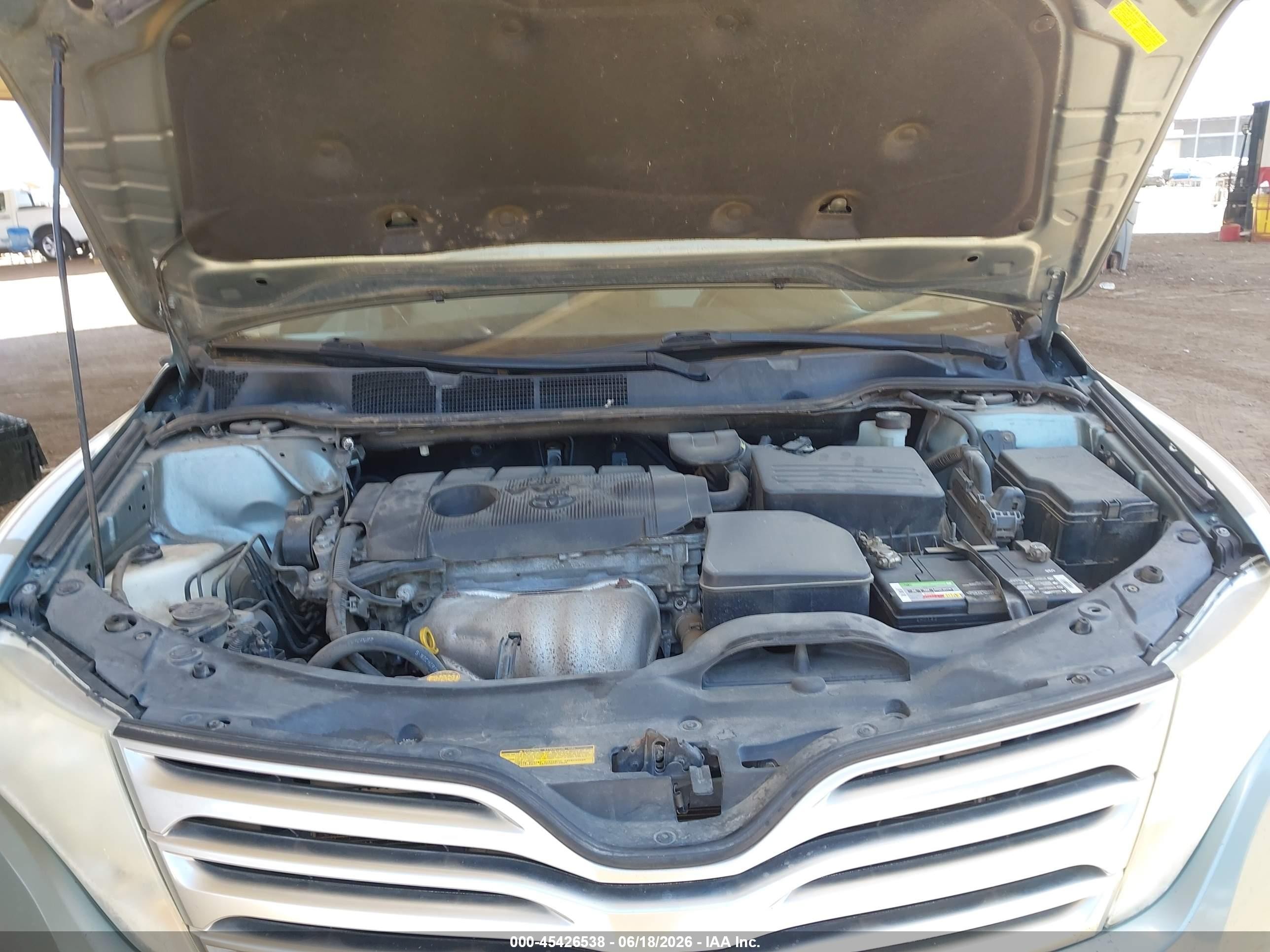 2012 Toyota Venza Le Green vin: 4T3ZA3BB8CU062069