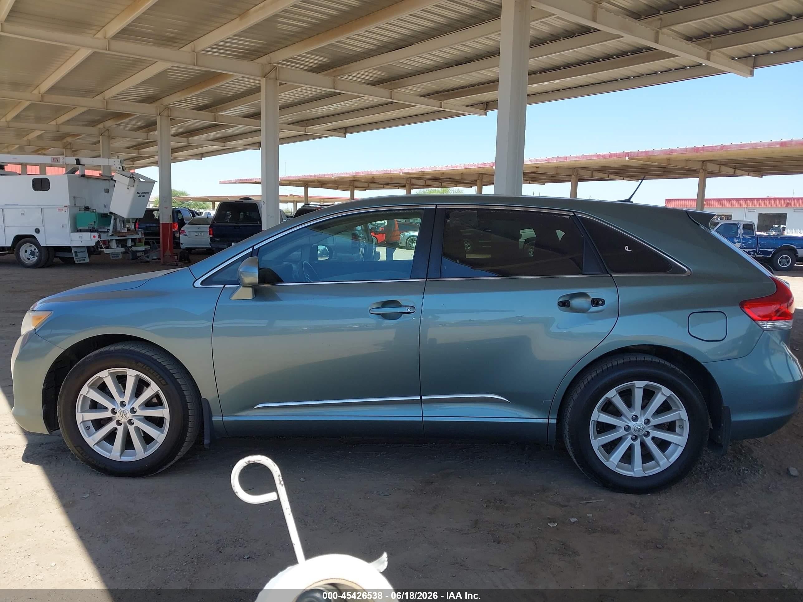2012 Toyota Venza Le Green vin: 4T3ZA3BB8CU062069