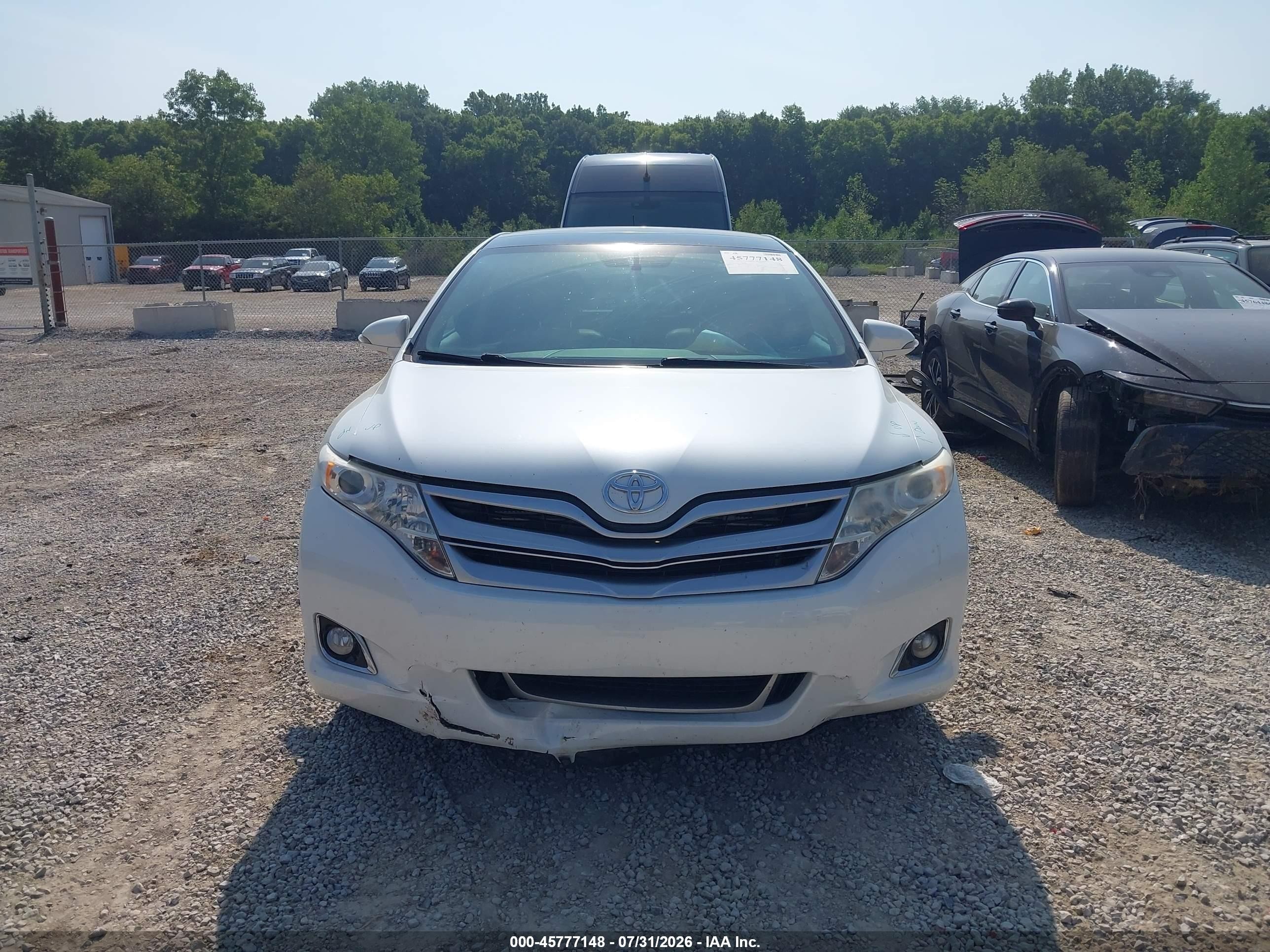 2013 Toyota Venza Xle White vin: 4T3ZA3BB8DU064826