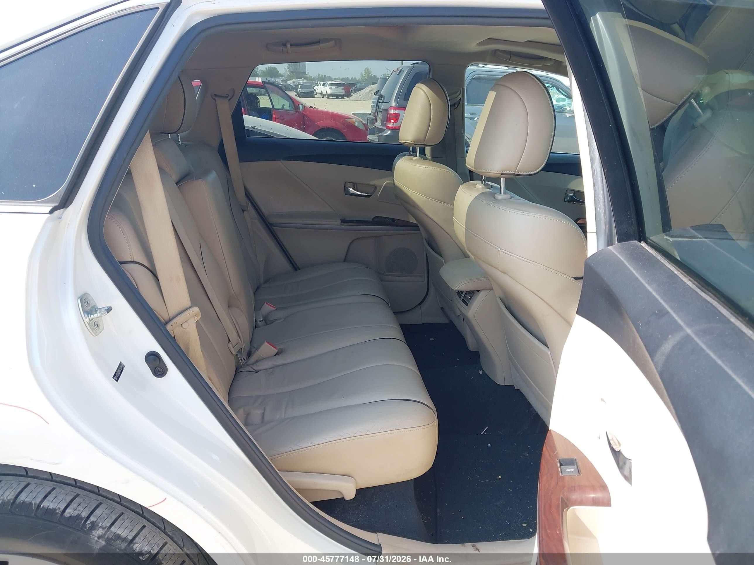 2013 Toyota Venza Xle White vin: 4T3ZA3BB8DU064826