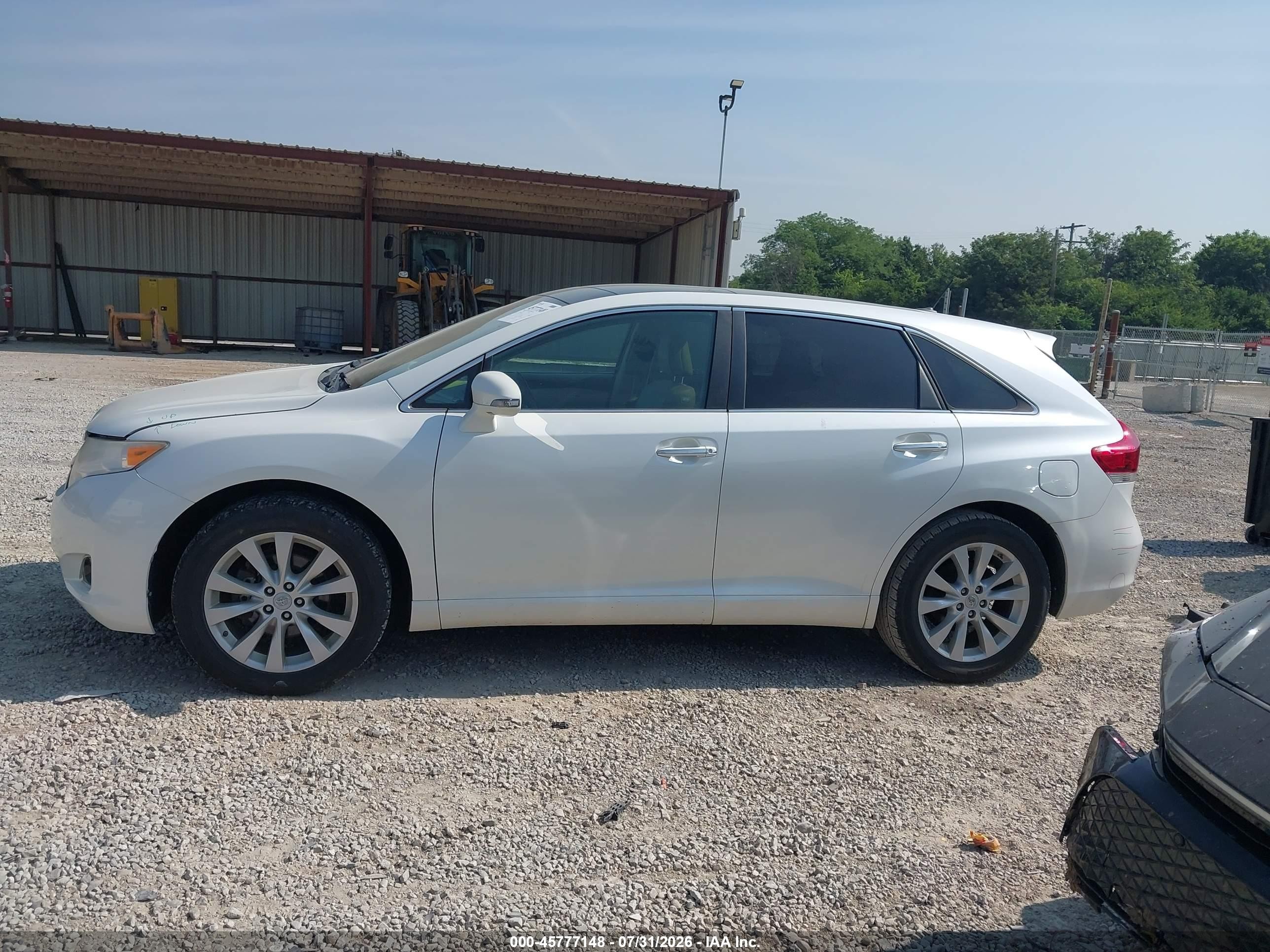 2013 Toyota Venza Xle White vin: 4T3ZA3BB8DU064826