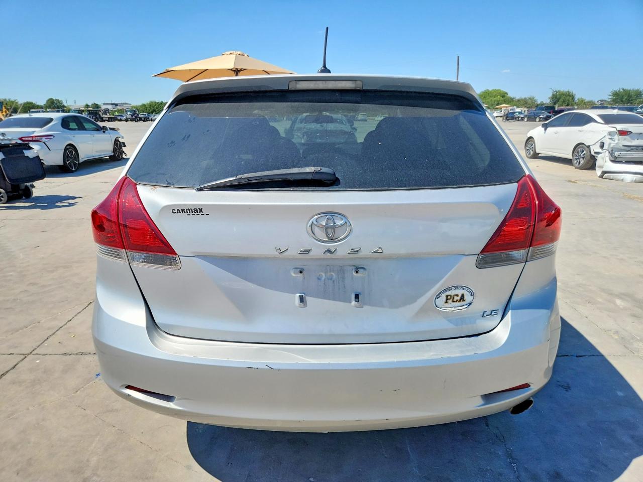 2013 Toyota Venza Le Silver vin: 4T3ZA3BB8DU067841