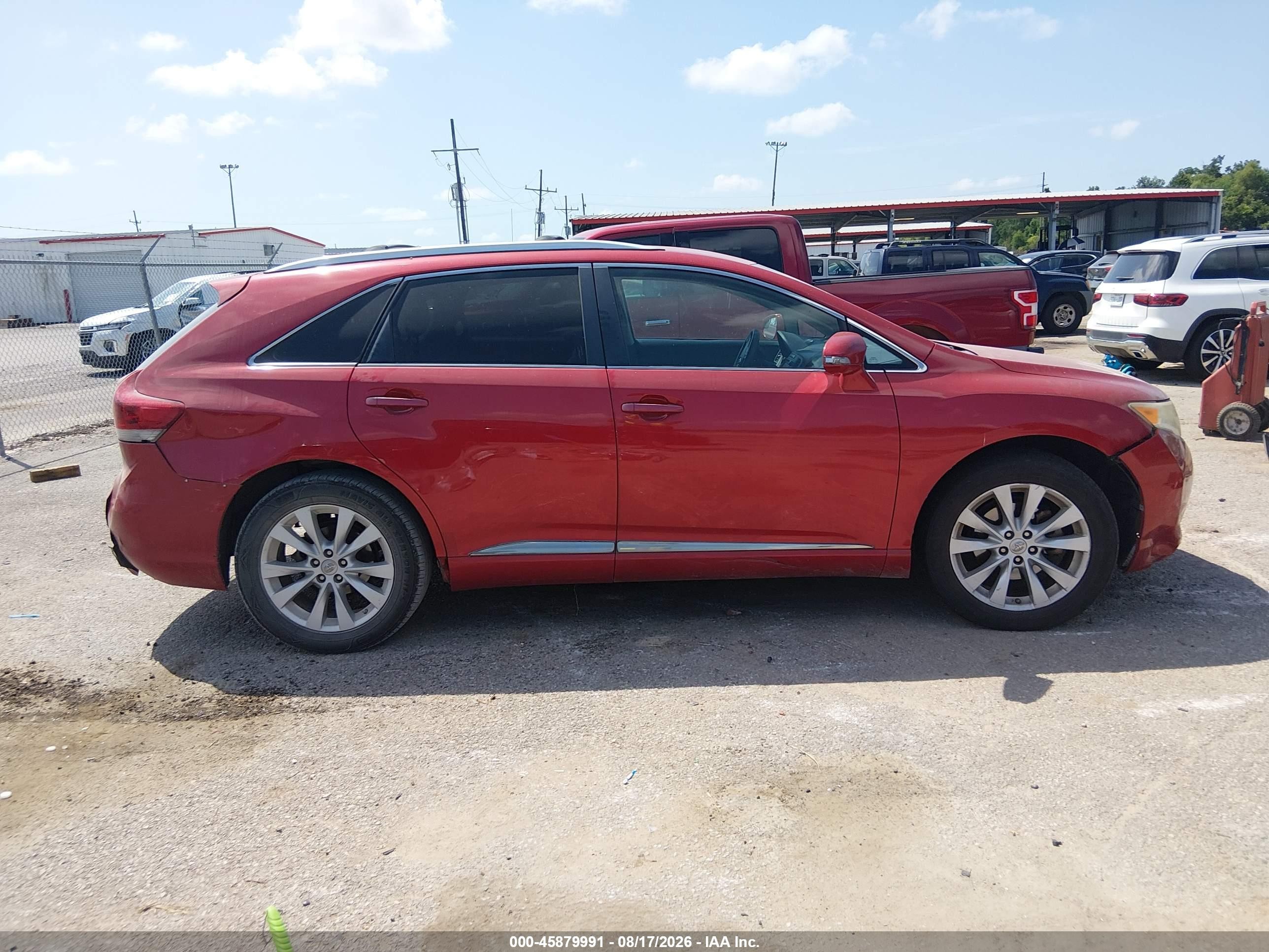 2013 Toyota Venza Le Red vin: 4T3ZA3BB8DU070139