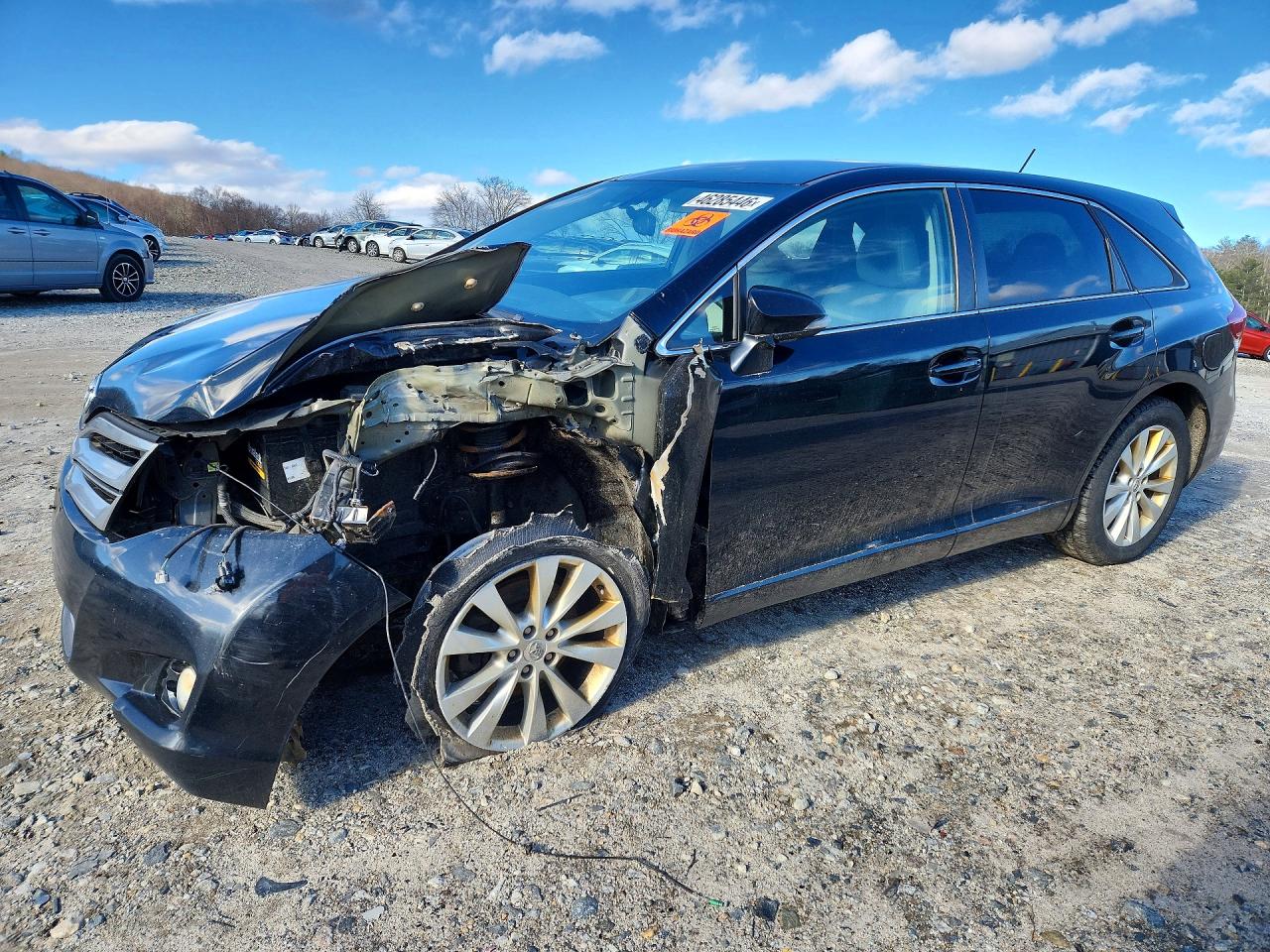 2013 Toyota Venza Le Black vin: 4T3ZA3BB8DU071615