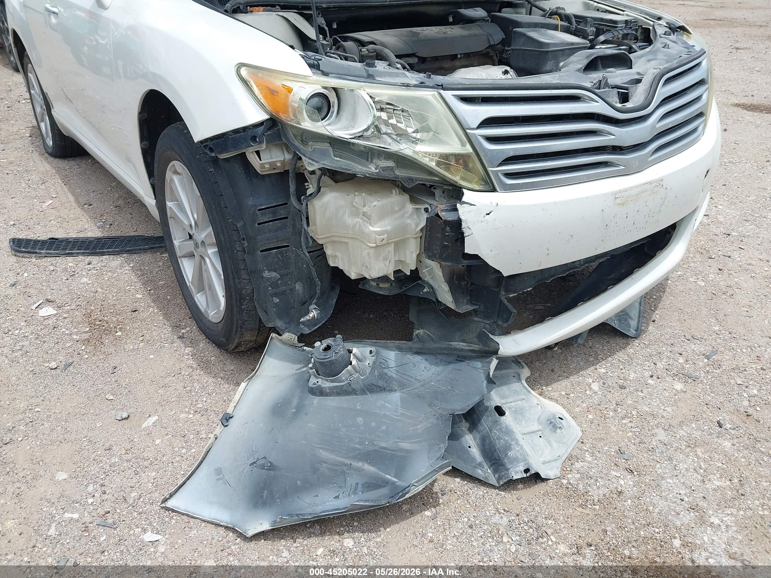 2011 Toyota Venza White vin: 4T3ZA3BB9BU039883