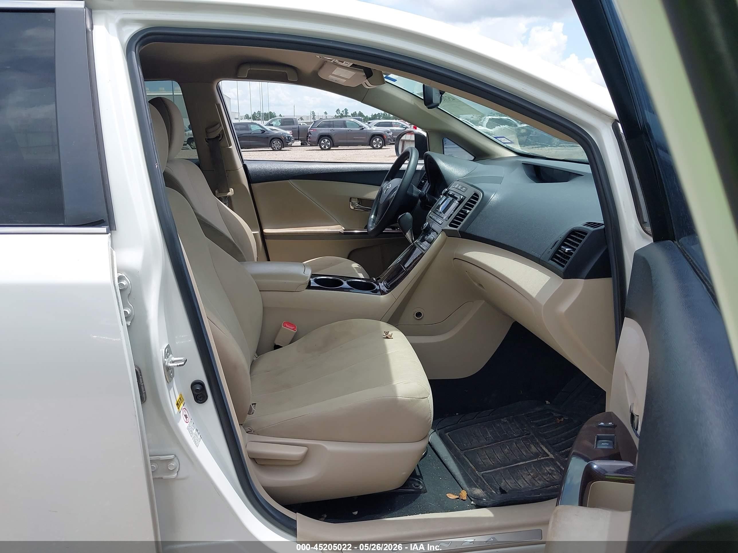 2011 Toyota Venza White vin: 4T3ZA3BB9BU039883