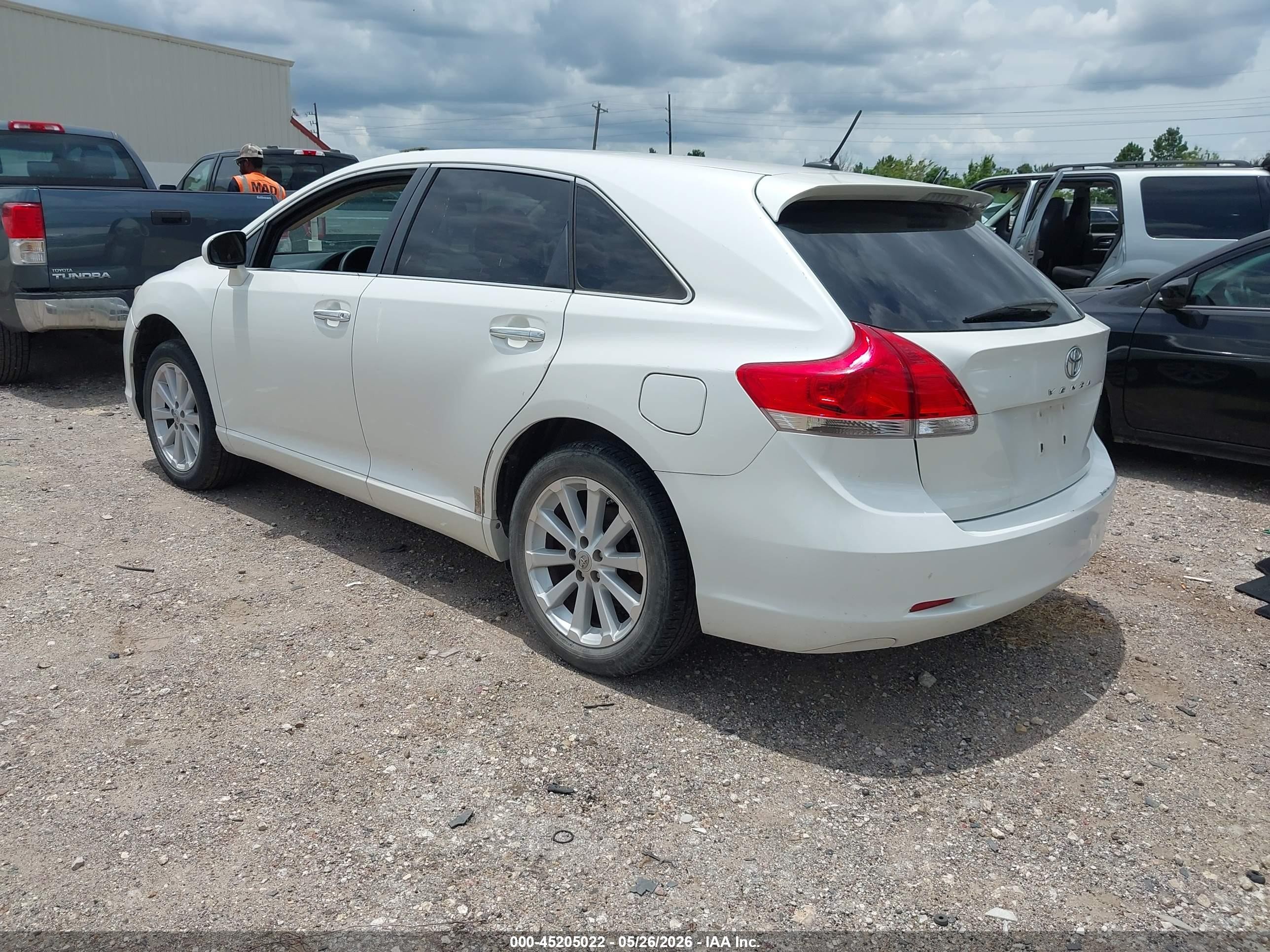 2011 Toyota Venza White vin: 4T3ZA3BB9BU039883